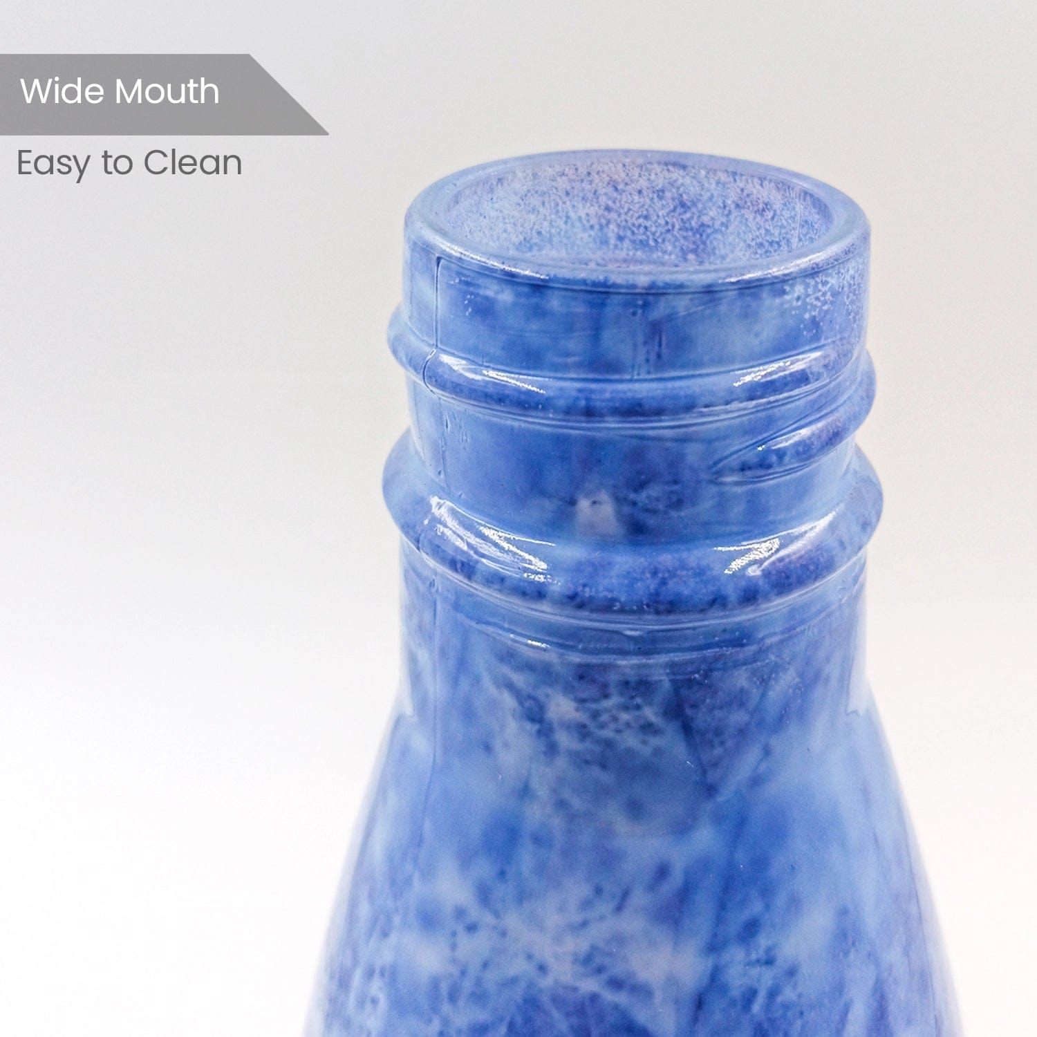 Red Butler Bottles Decorative Glass Bottle 750ml | 2pcs Set | Blue DGBF75A2 Redbutler