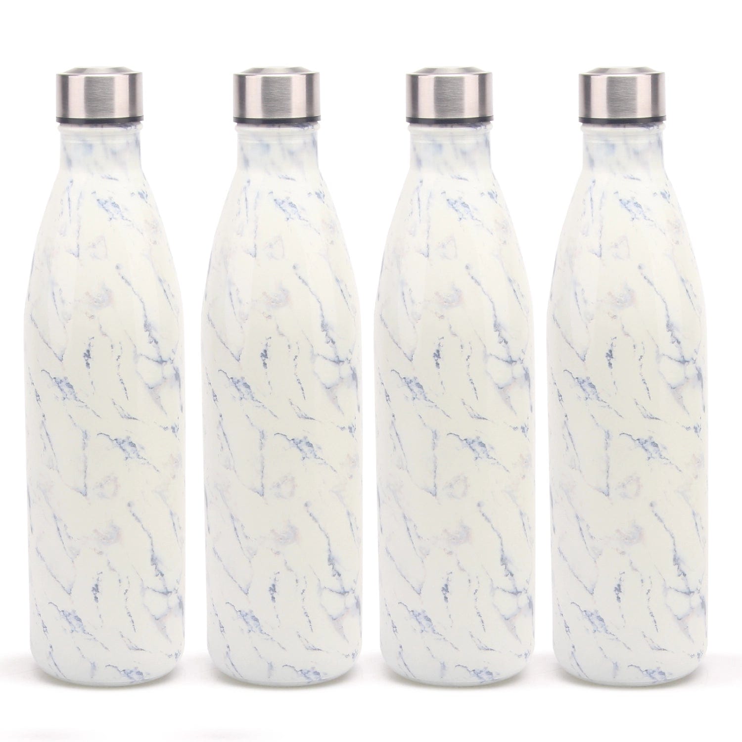 Red Butler Bottles Decorative Glass Bottle 750ml | 4pcs Set | White QGBF75A1 Redbutler
