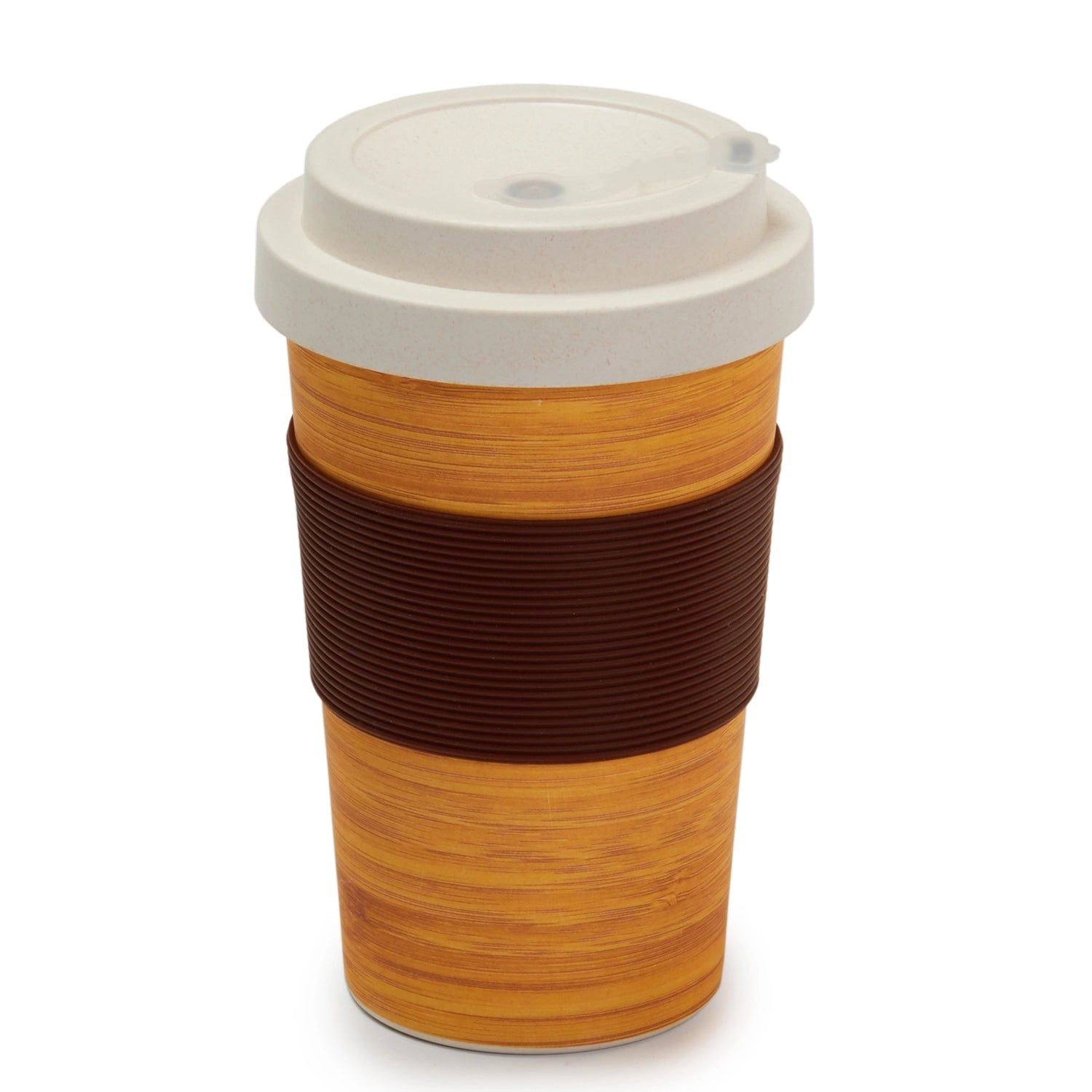 Red Butler Cups & Mugs Bamboo Fibre Travel Mug - Dark Wooden (500 ml) MBF14A1 Redbutler