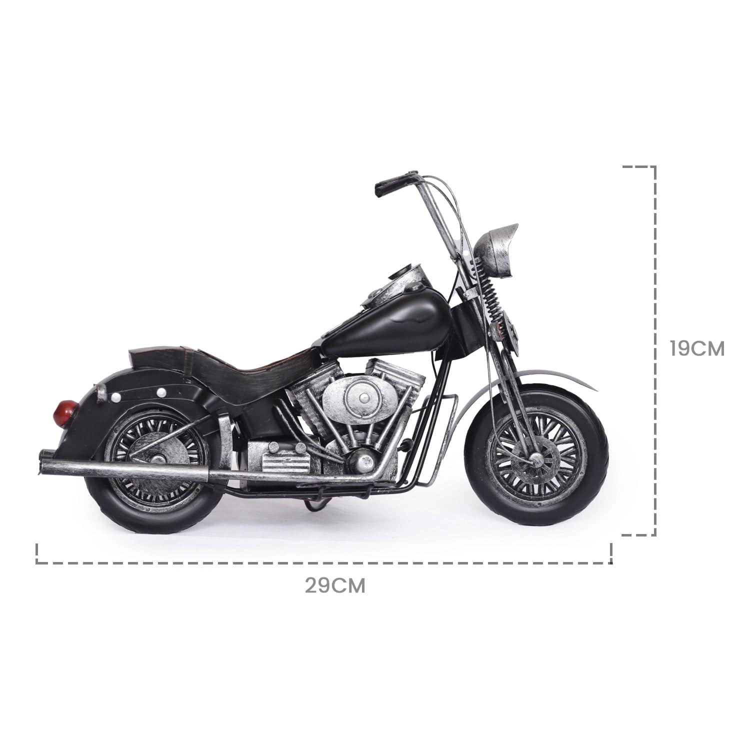 Red Butler decor Decorative Vintage Bike AVVB00M12Y19A1 VVB12A1 Elevate Your Space with a Vintage Metal Bike - Modern Home Decor Redbutler