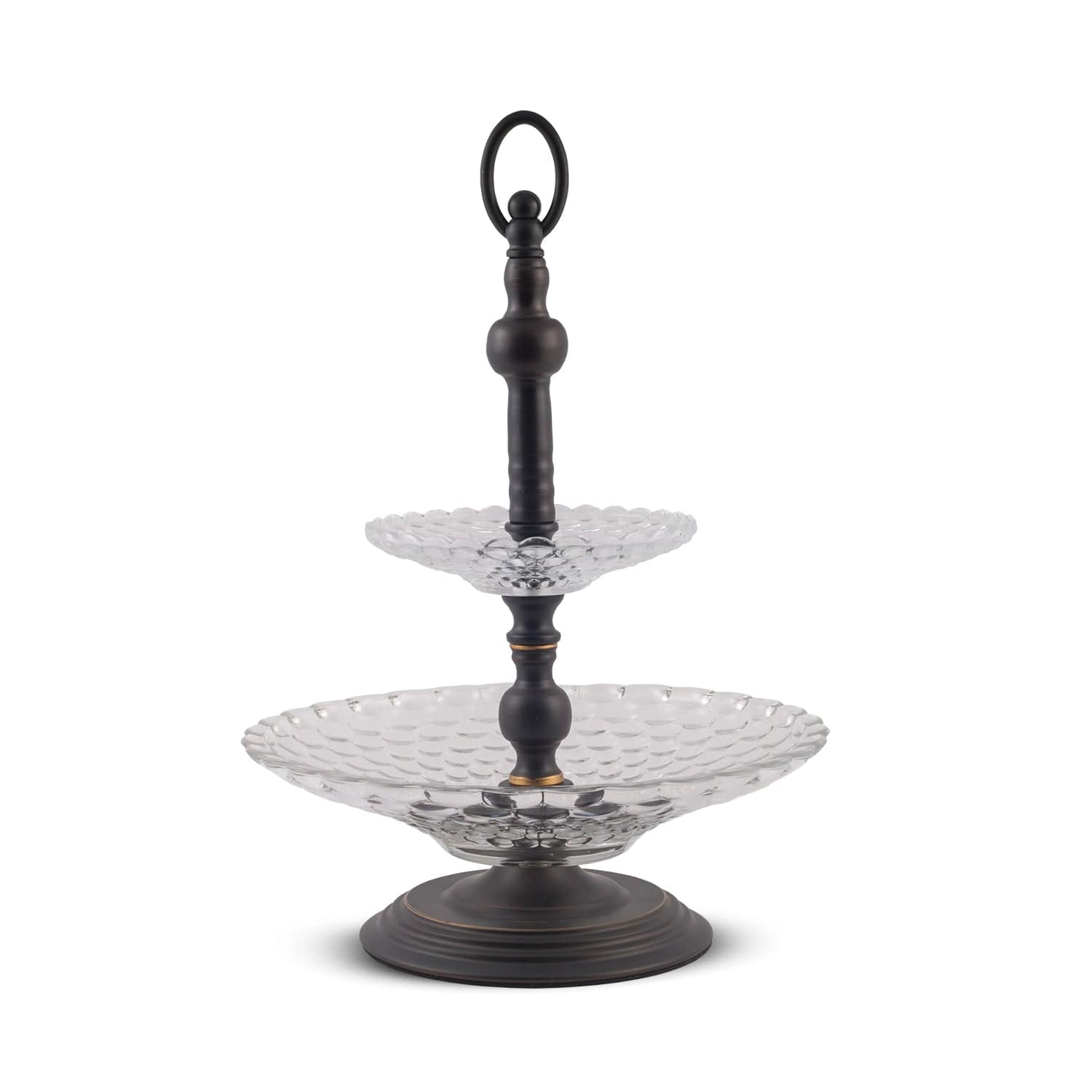 Red Butler dining_decor Glass Two tier Tray GTTT0GW11Y18A1 GSTT11A1 Redbutler