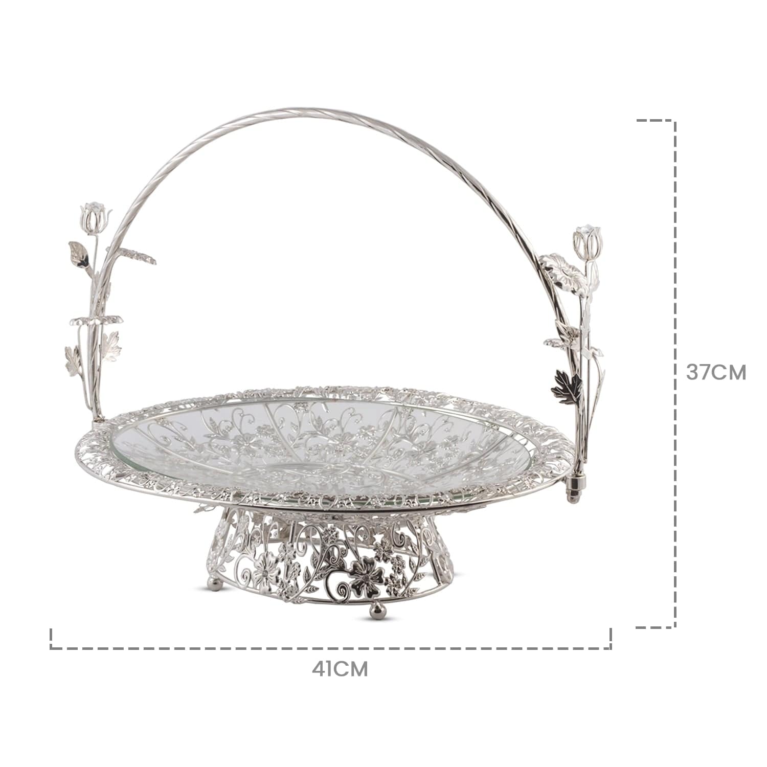 Red Butler dining_decor Silver Oval Tray SWOT0SG18Y18A1 GSOT18A1 Redbutler
