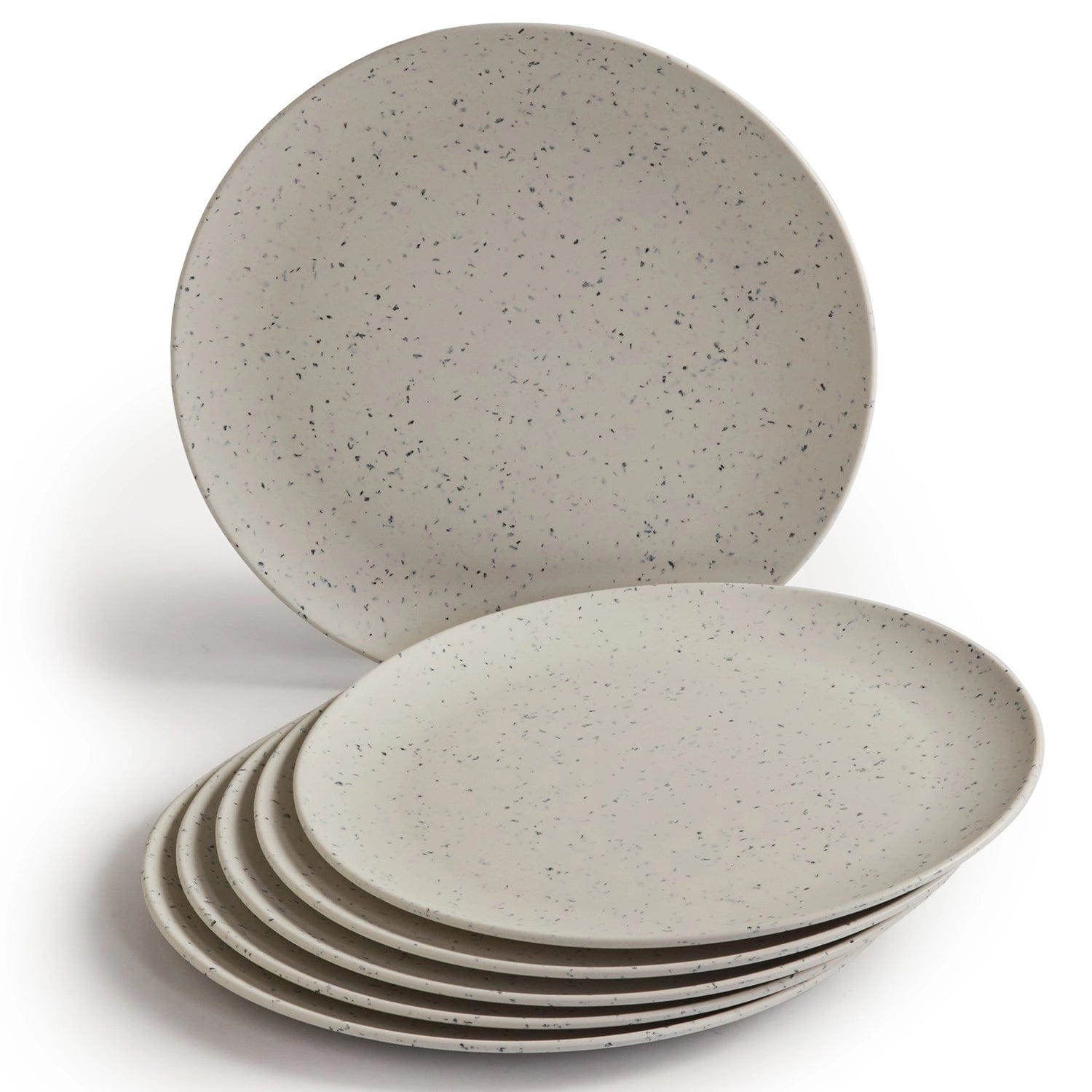 Red Butler Dinner Plates Bamboo Fibre Dinner Plates | 6pcs Set | Classic Design BP11A8 Daily-Use Eco-Friendly Bamboo Fiber Dinner Plate Stylish & Sustainable Redbutler