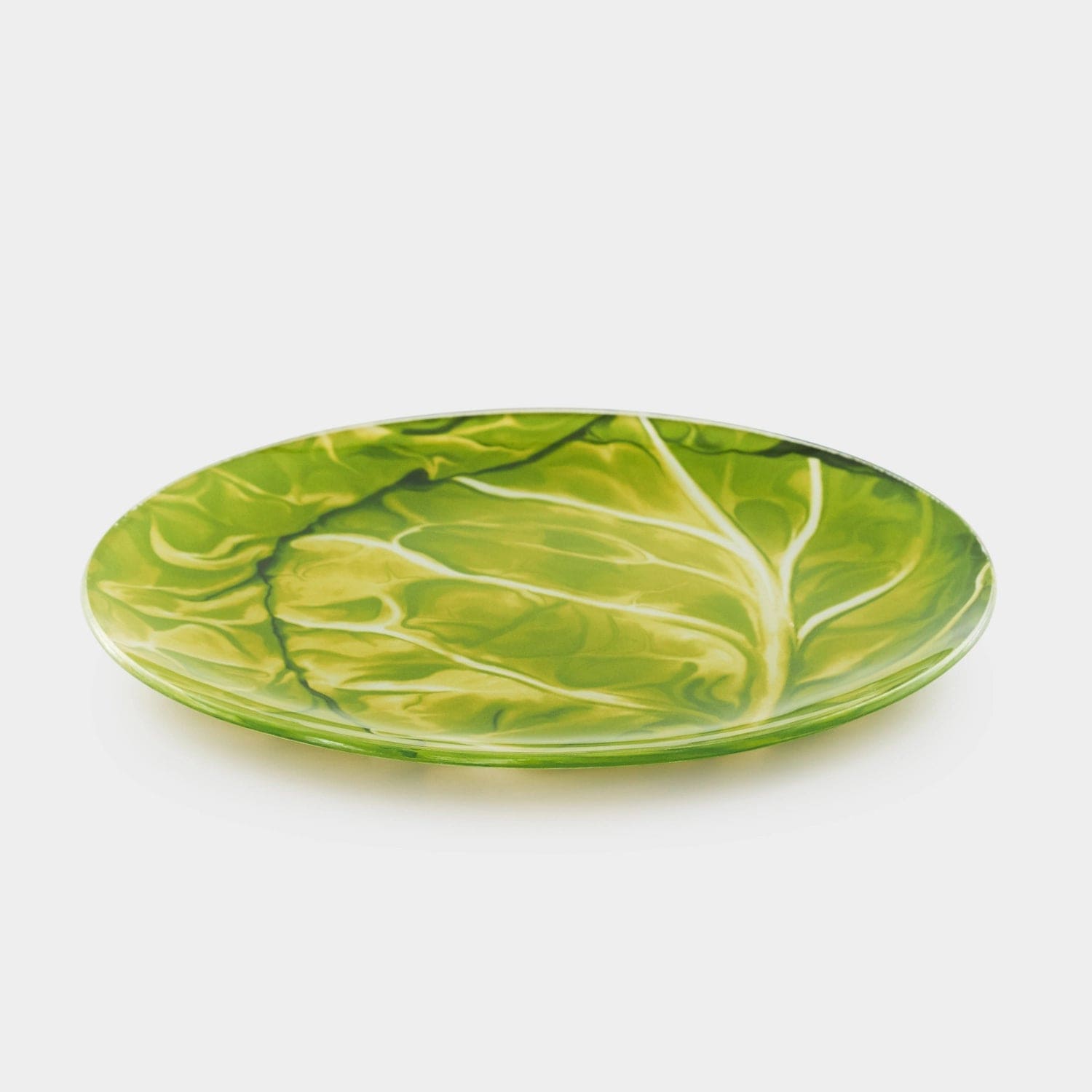 Red Butler Dinner Plates Designer Glass Dinner Plate - Cabbage | 6pcs set DDP28A5 Redbutler