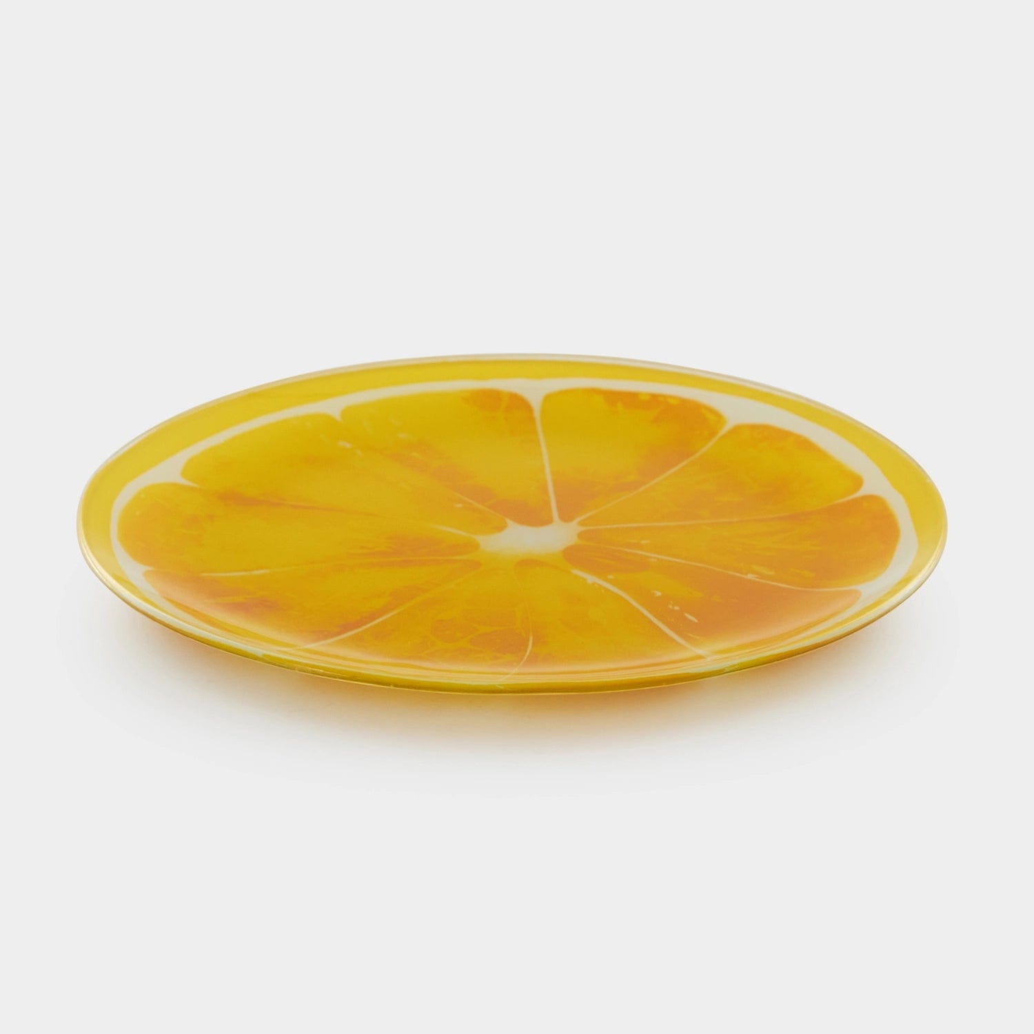Red Butler Dinner Plates Designer Glass Dinner Plate - Lemon | 6pcs set DDP28A1 Redbutler