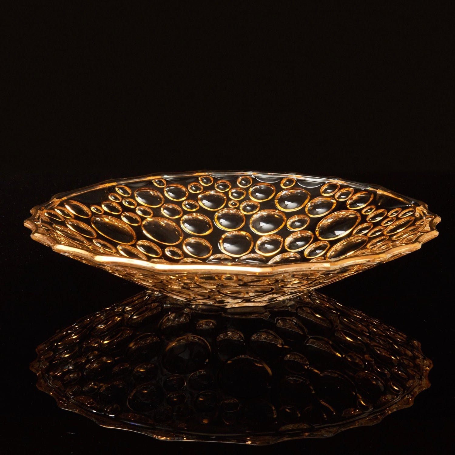 Red Butler Goldline Collection Goldine Crystal Glass Fruit Bowl CGLFB0C68Y23A1 CFB68A1 Sophisticated Crystal Glass Fruit Bowl Redbutler