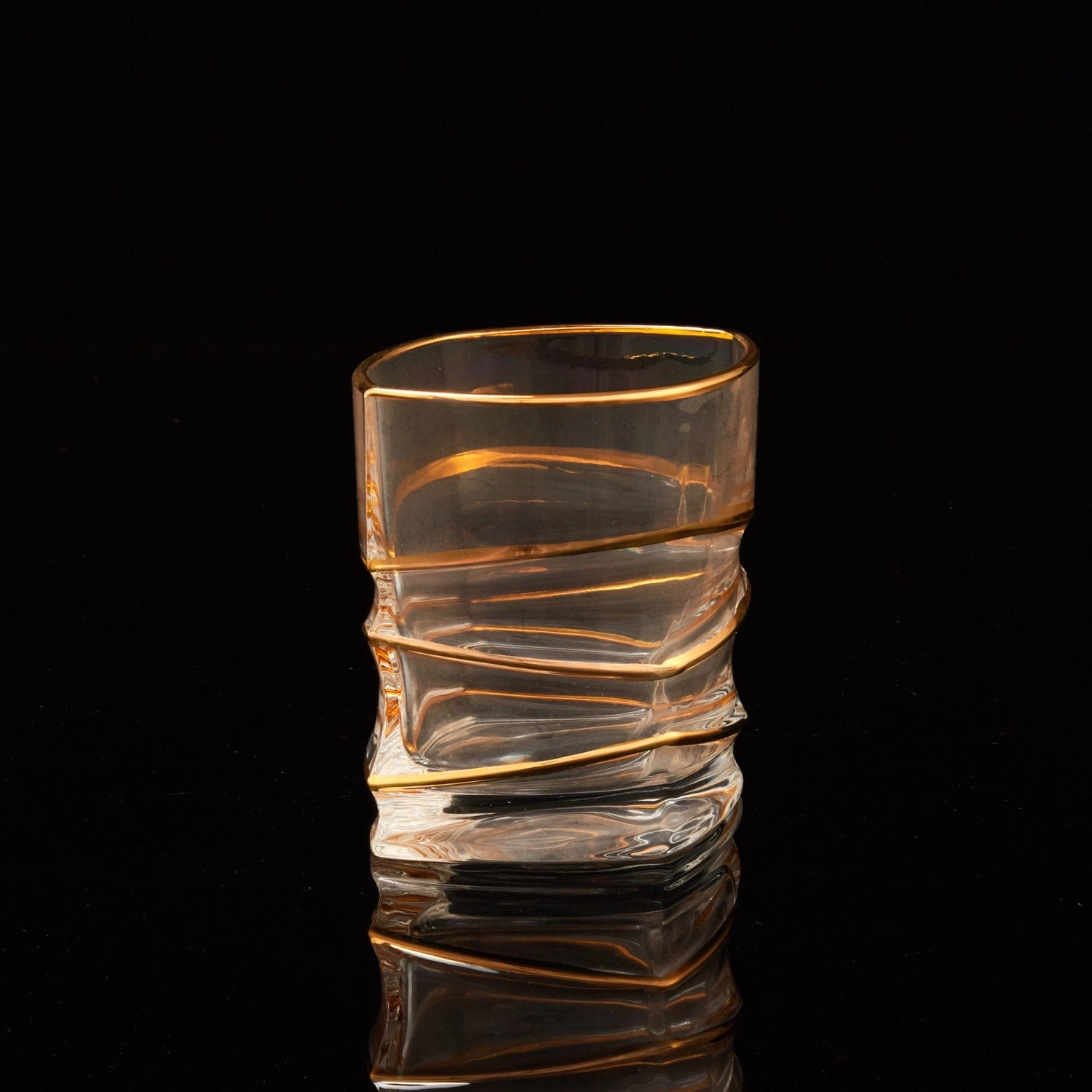 Red Butler Goldline Collection Goldine Crystal Glass Tumbler | 6pcs Set CGLT0C105Y23A1 CLT04A1 Elegant Gold-Accented Crystal Tumbler Redbutler