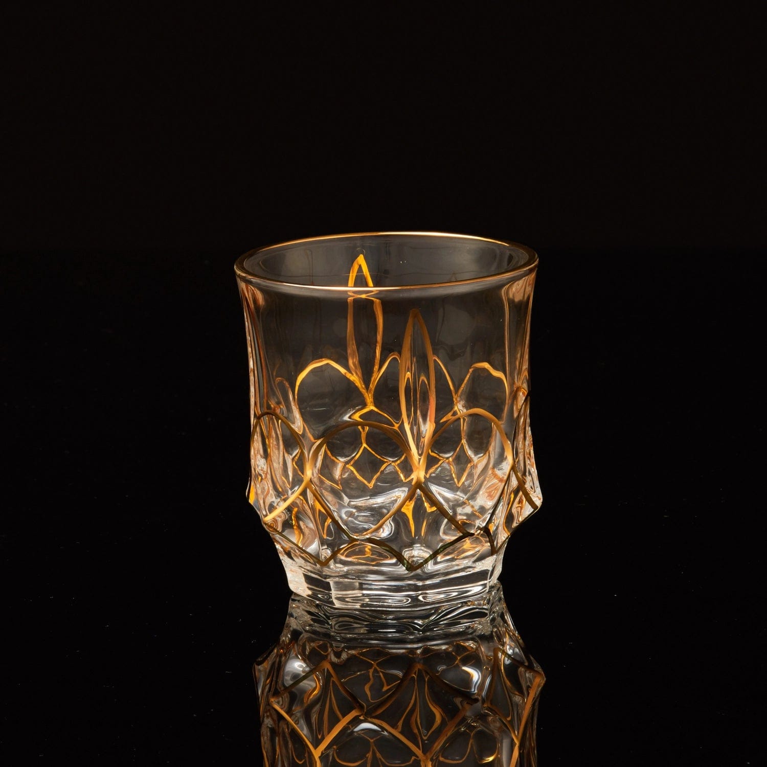 Red Butler Goldline Collection Goldine Crystal Glass Tumbler | 6pcs Set CGLT0C375Y23A1 CLT75A1 Elegant Gold-Accented Crystal Tumbler Redbutler