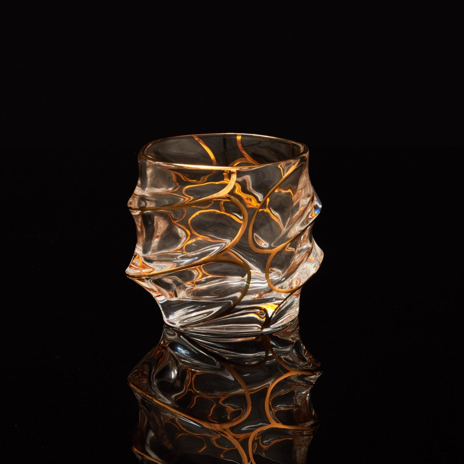 Red Butler Goldline Collection Goldine Crystal Glass Tumbler | 6pcs Set CGLT00C92Y23A1 CLT92A1 Elegant Gold-Accented Crystal Tumbler Redbutler