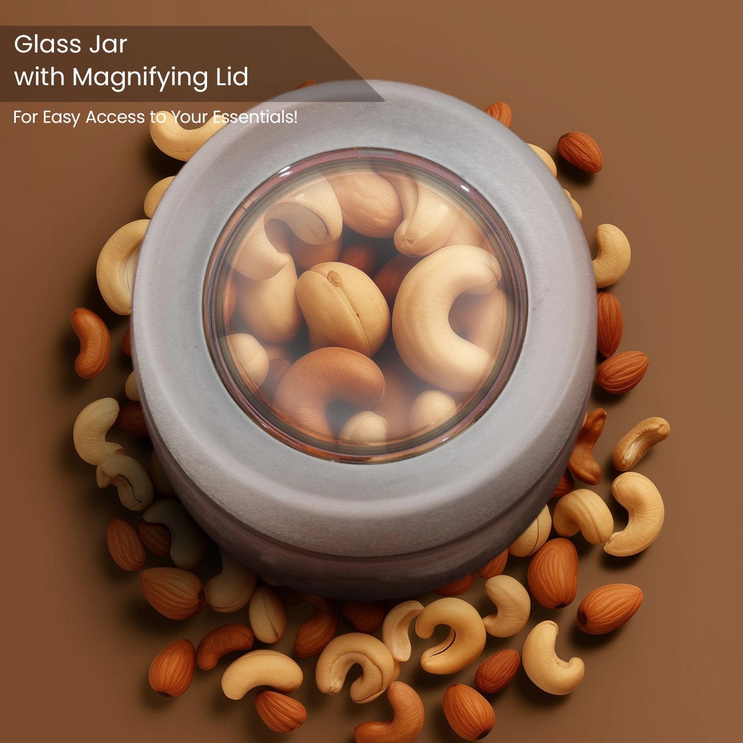 Red Butler Jars Magnifying Glass Jars | 2pcs Set |350ml | Off-White DSGM35A3 Redbutler