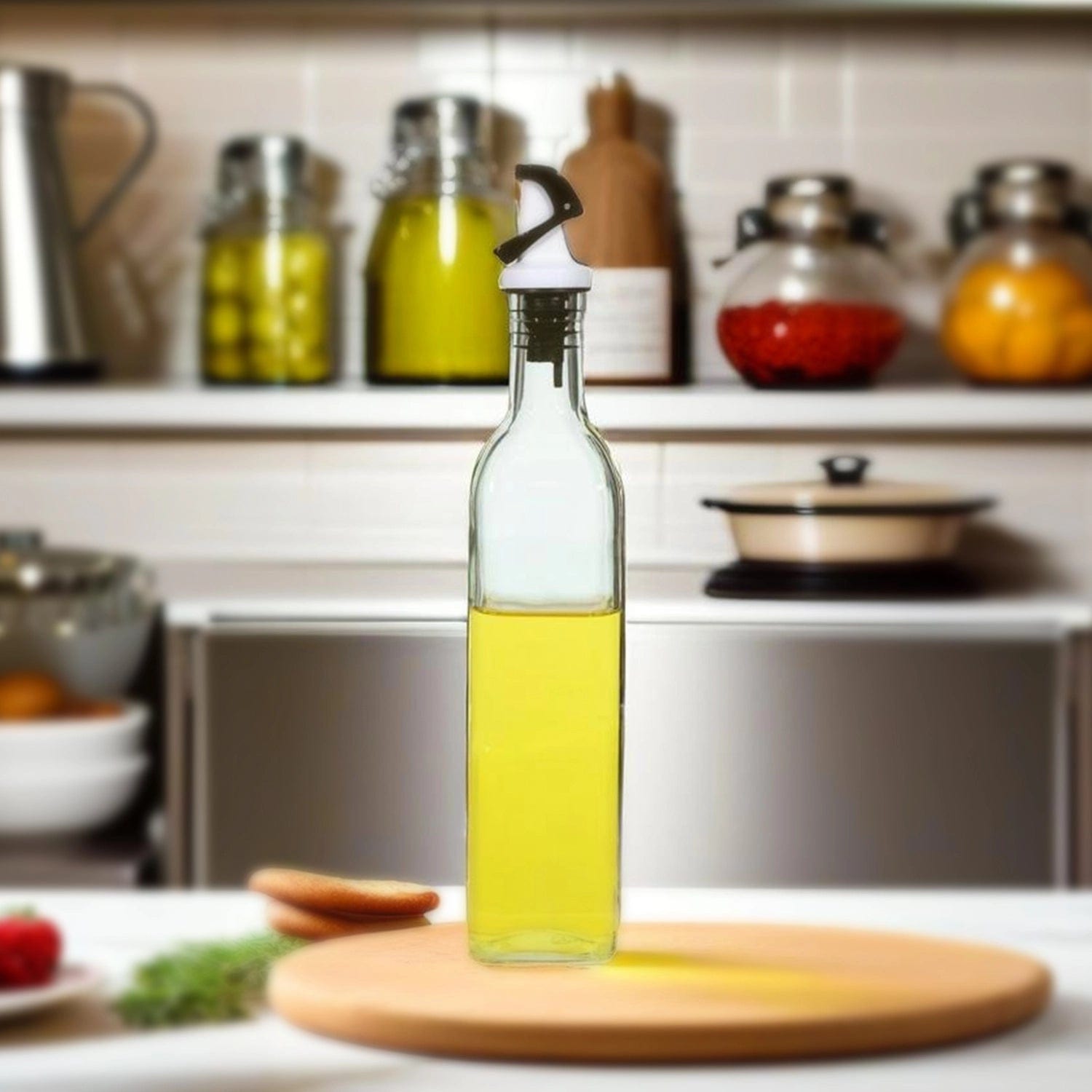 Red Butler Oil Dispenser Oil Bottle Lift & Pour (500 ml) | 2pcs Set KBO000G50Y22A1 BOG50A1 Redbutler