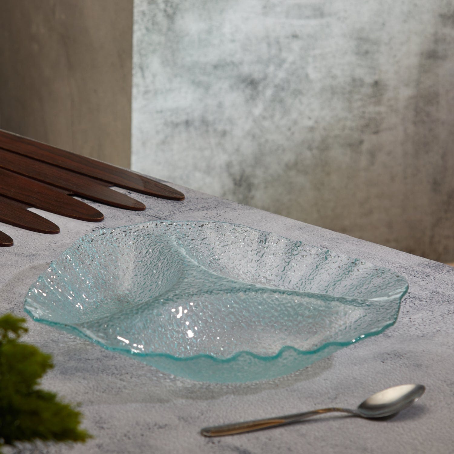 Red Butler Platter Glass Platter- Three Section GPS26A1 Elegant Glass Platters for Stylish Serving | Versatile and Chic Tableware Redbutler