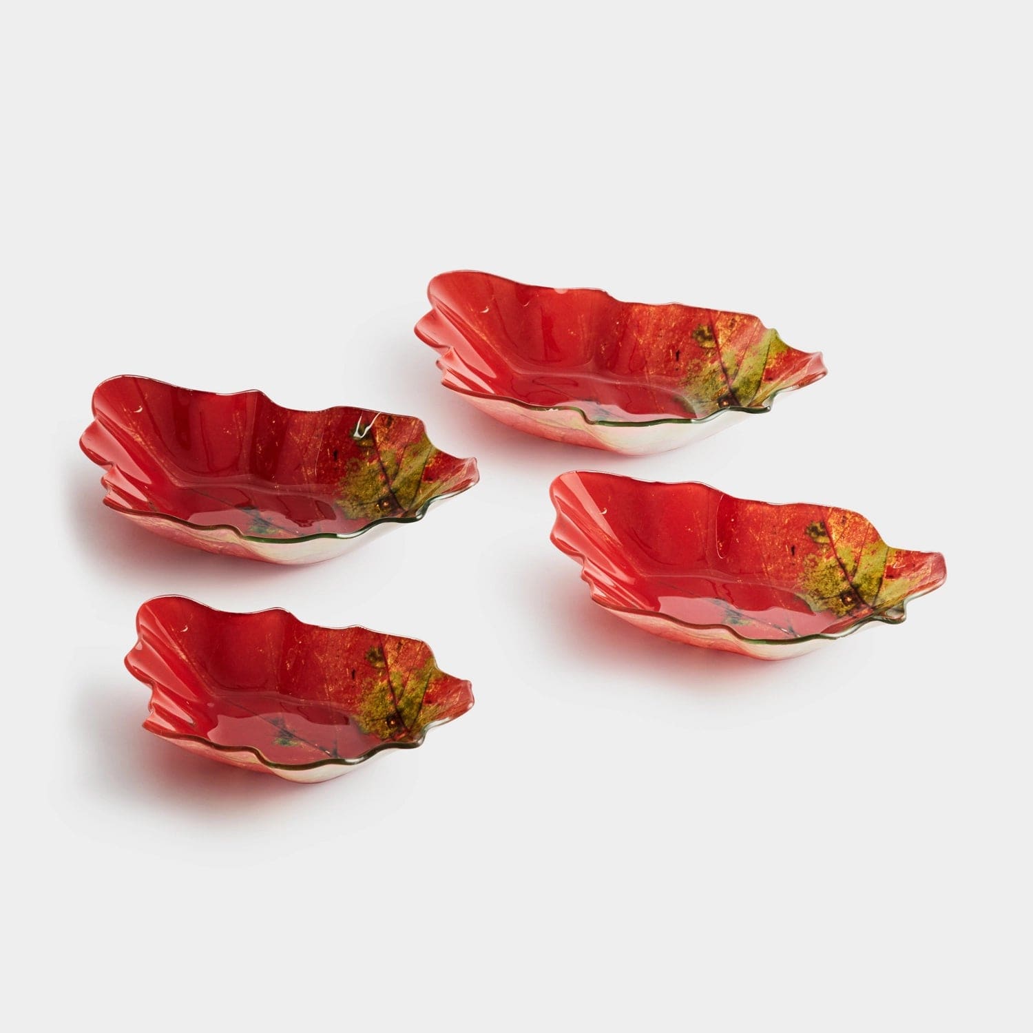 Red Butler Platter Red Mapple Design Serving Platter | 4pcs Set DSST00G20Y21A1 SST20A1 Redbutler