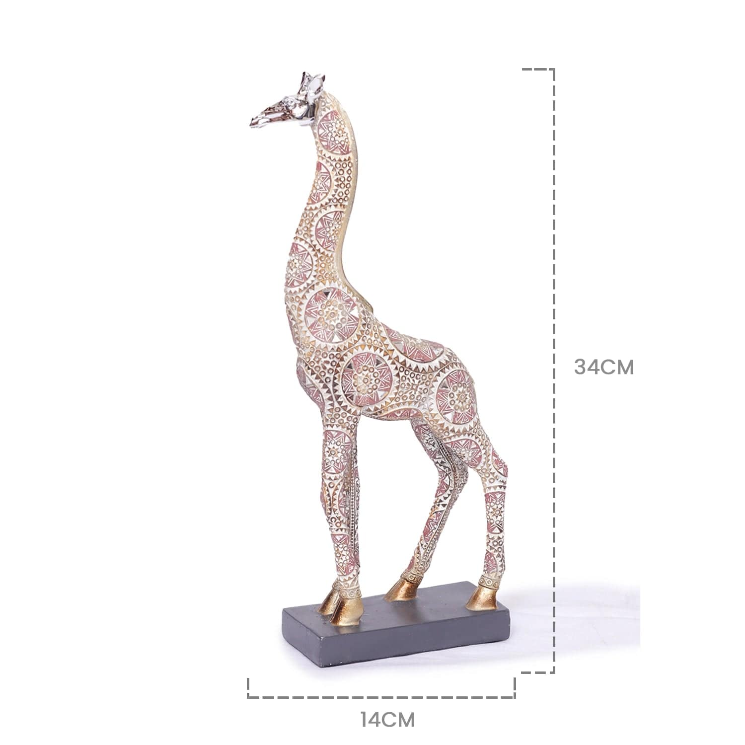 Red Butler Showpieces Decorative Giraffe ALPG00R13Y19A1 LPG13A1 Add Majestic Elegance to Your Space with Decorative Giraffe Figurine Redbutler