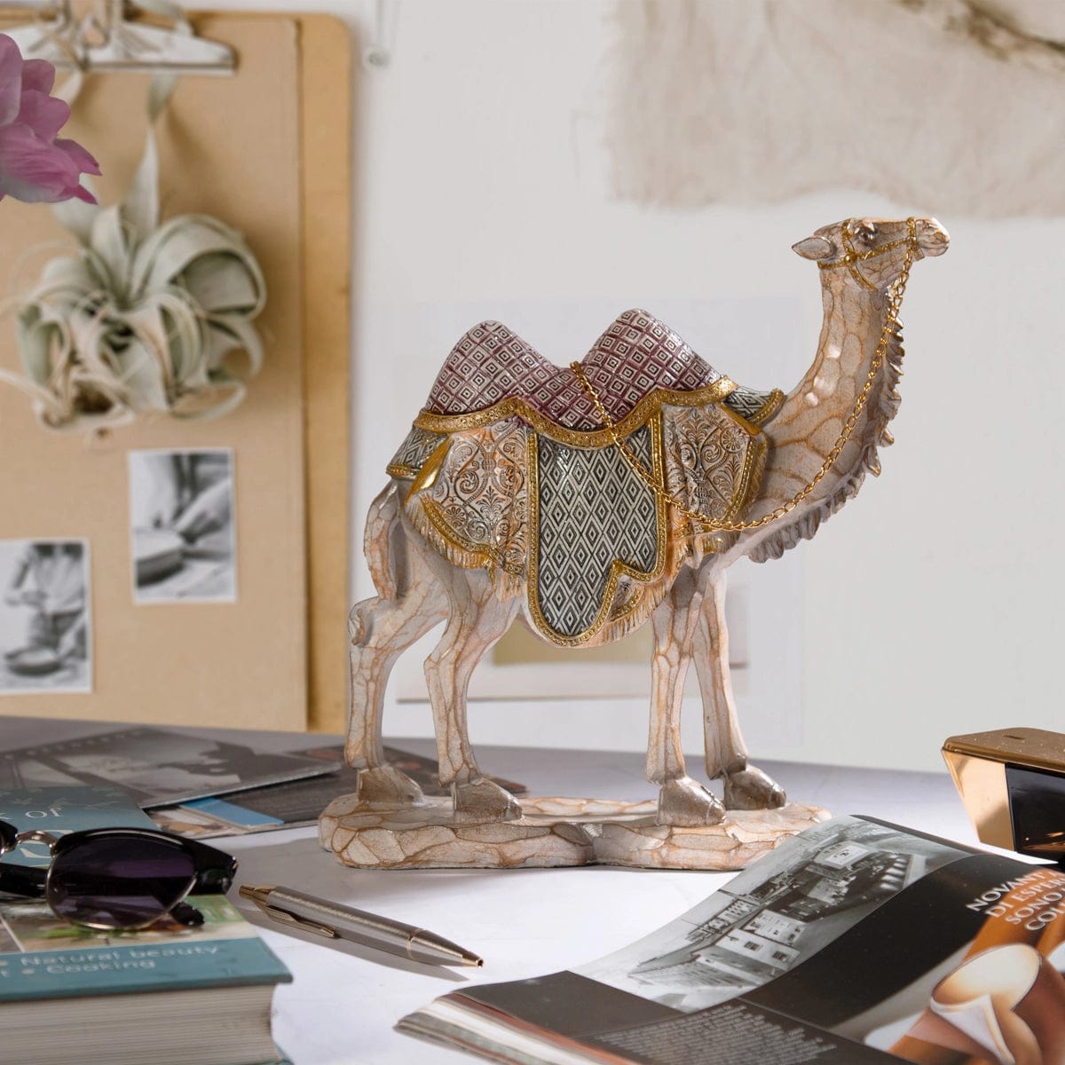 Red Butler Showpieces Dormedary Camel Big AADC00R10Y19A1 ADC10A1 Camel Showpiece – Elegance Inspired by Middle Eastern Artistry | Animal figurine showpieces Redbutler