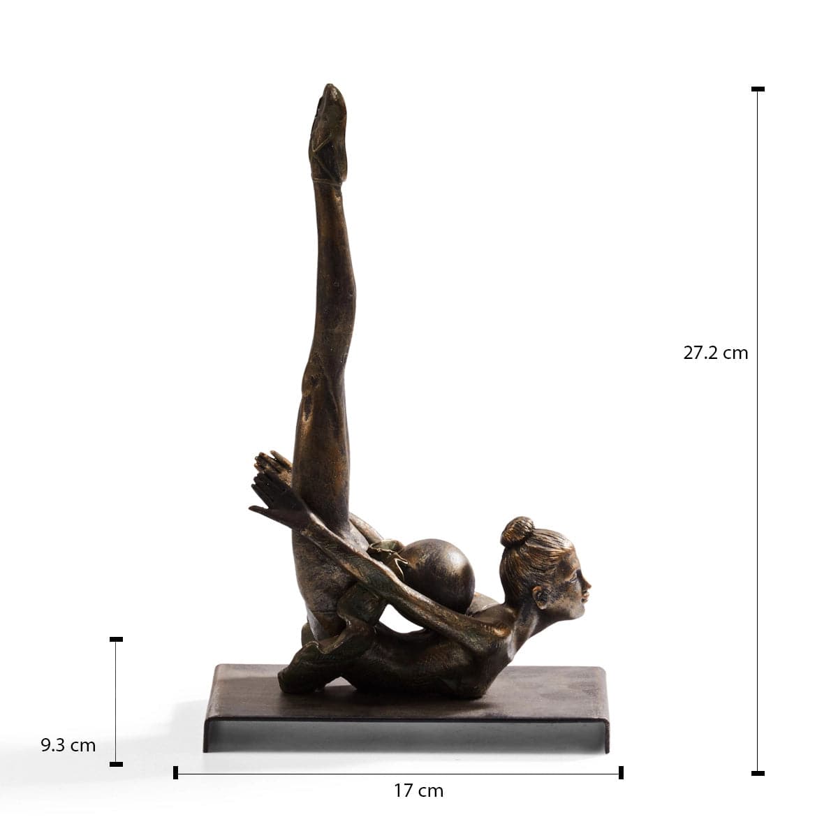 Red Butler Showpieces Gym Girl- Salabhasana AGGG00R06Y19A1 GGG06A1 Salabhasana Sculpture – Serenity and Strength in Yoga Redbutler