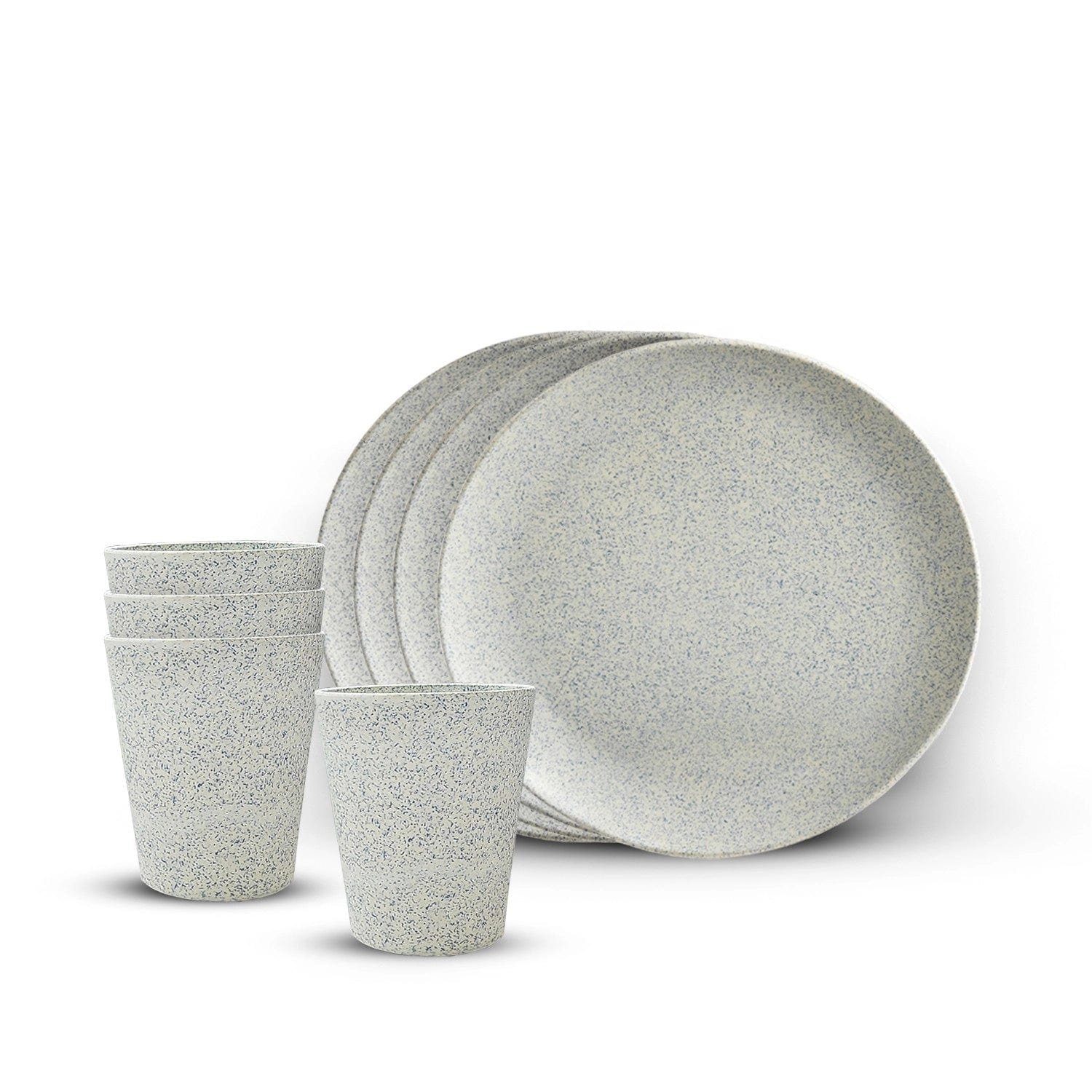 Red Butler Snacks set Bamboo Fibre Snacks Set | 8pcs Set | Stonewash Design SBF08A6 Redbutler