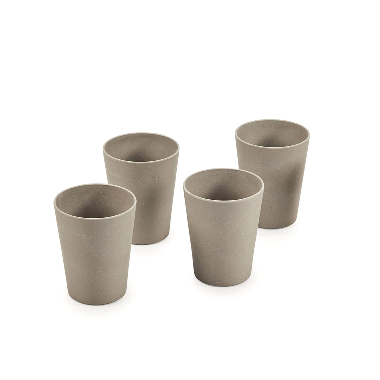 Red Butler Tumblers Bamboo Fibre Tumblers 380ml | 4pcs Set | Cement Design BFG38A7 Daily-Use Eco-Friendly Bamboo Fiber Tumbler: Stylish & Sustainable Redbutler