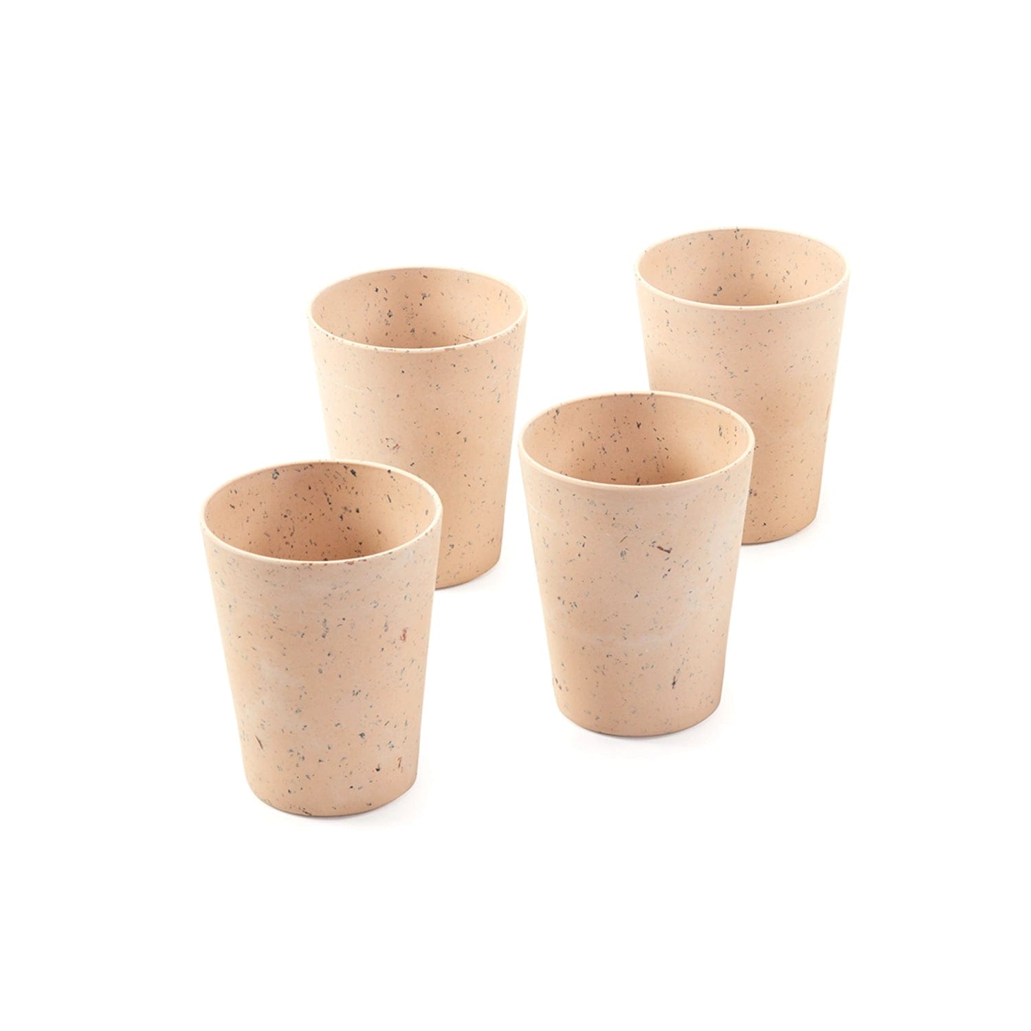 Red Butler Tumblers Bamboo Fibre Tumblers 380ml | 4pcs Set | Nutshell Design OBFG38A9 Redbutler