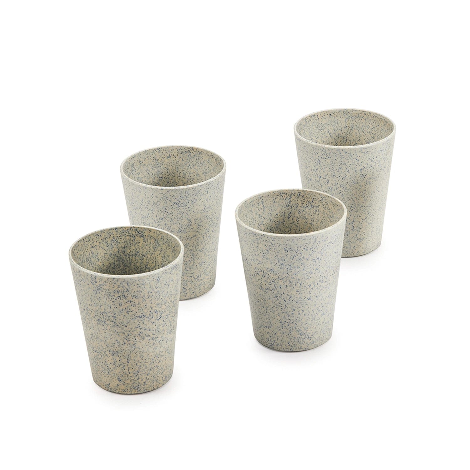 Red Butler Tumblers Bamboo Fibre Tumblers 380ml | 4pcs Set | Stonewash Design BFG38A6 Daily-Use Eco-Friendly Bamboo Fiber Tumbler: Stylish & Sustainable Redbutler