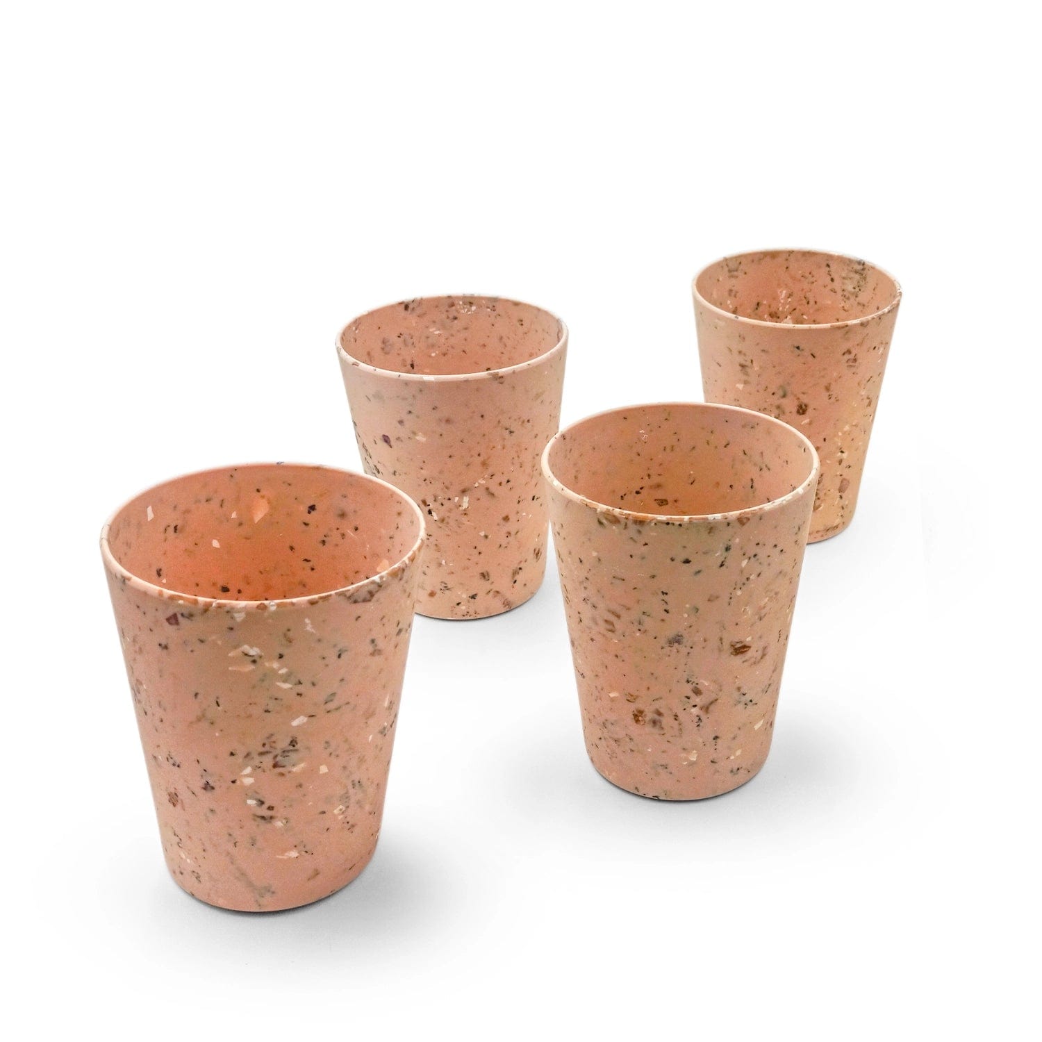 Red Butler Tumblers Bamboo Fibre Tumblers 380ml | 4pcs Set | Walnut Design BFG38A9 Redbutler