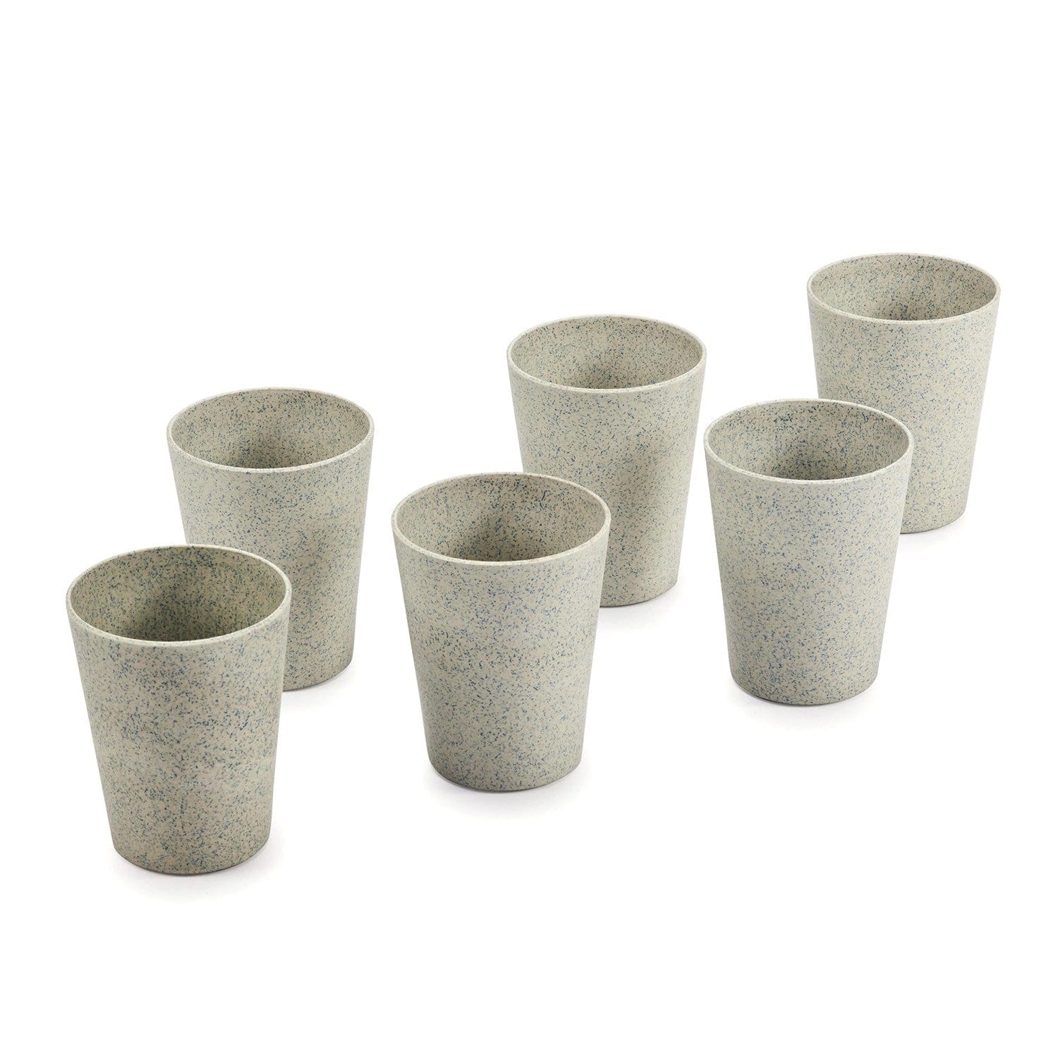 Red Butler Tumblers Bamboo Fibre Tumblers 380ml | 6pcs Set | Stonewashes Design BG38A6 Daily-Use Eco-Friendly Bamboo Fiber Tumbler: Stylish & Sustainable Redbutler