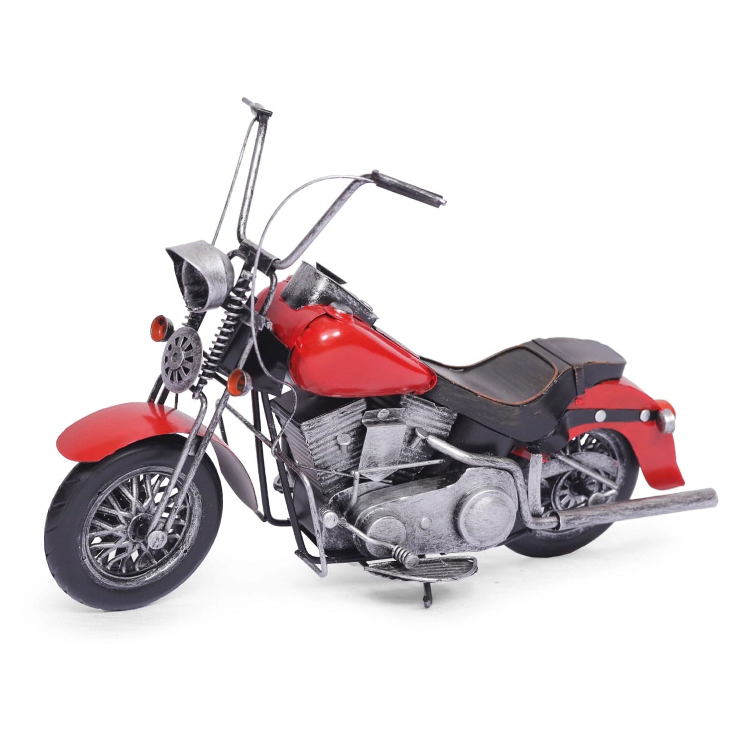 Red Butler Vintage Collection Decorative Vintage Bike AVVB00M12Y19A3 VVB12A3 Elevate Your Space with a Vintage Metal Bike - Modern Home Decor Redbutler