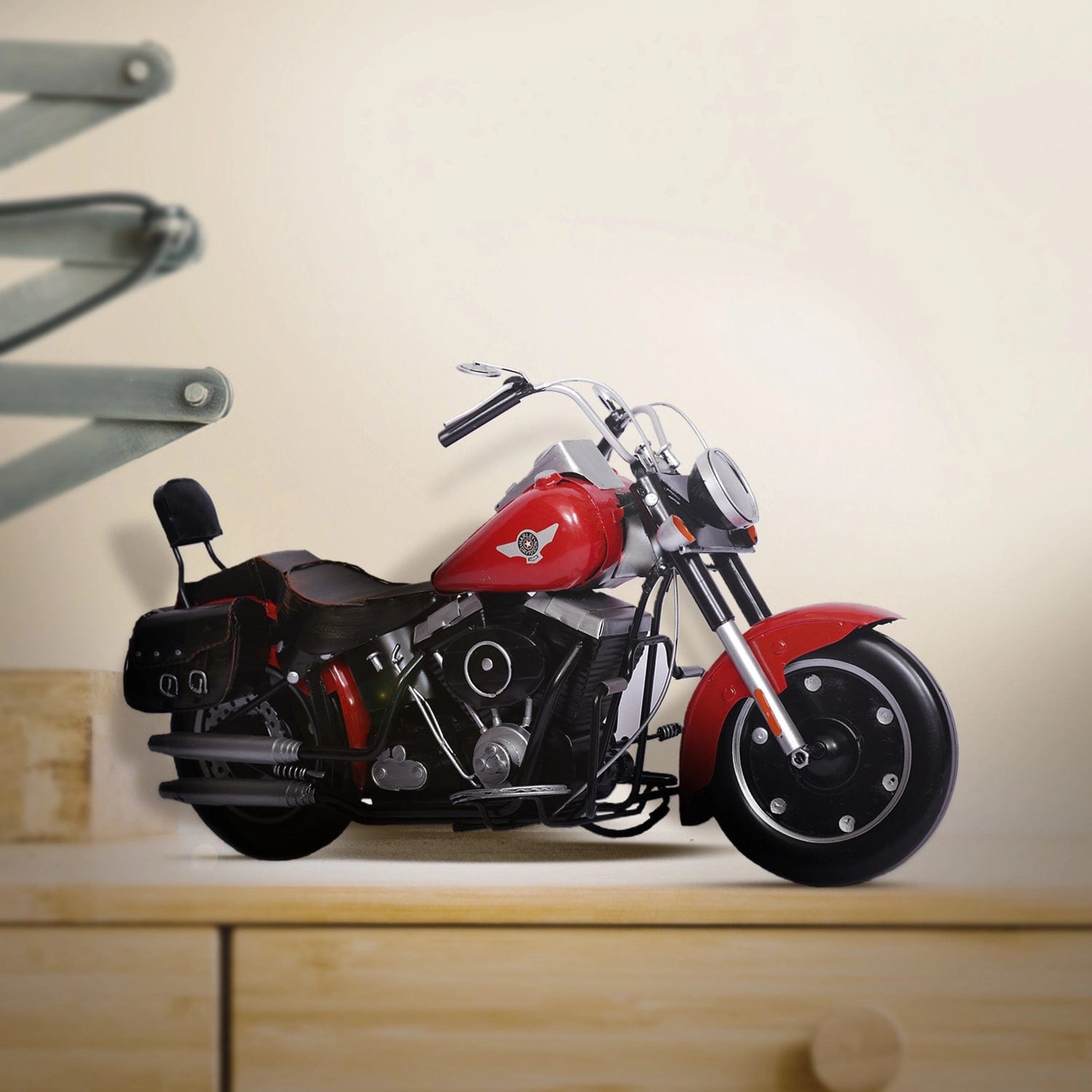 Red Butler Vintage Collection Decorative Vintage Bike AVVB00M15Y19A2 VVB15A2 Elevate Your Space with a Vintage Metal Bike - Modern Home Decor Redbutler