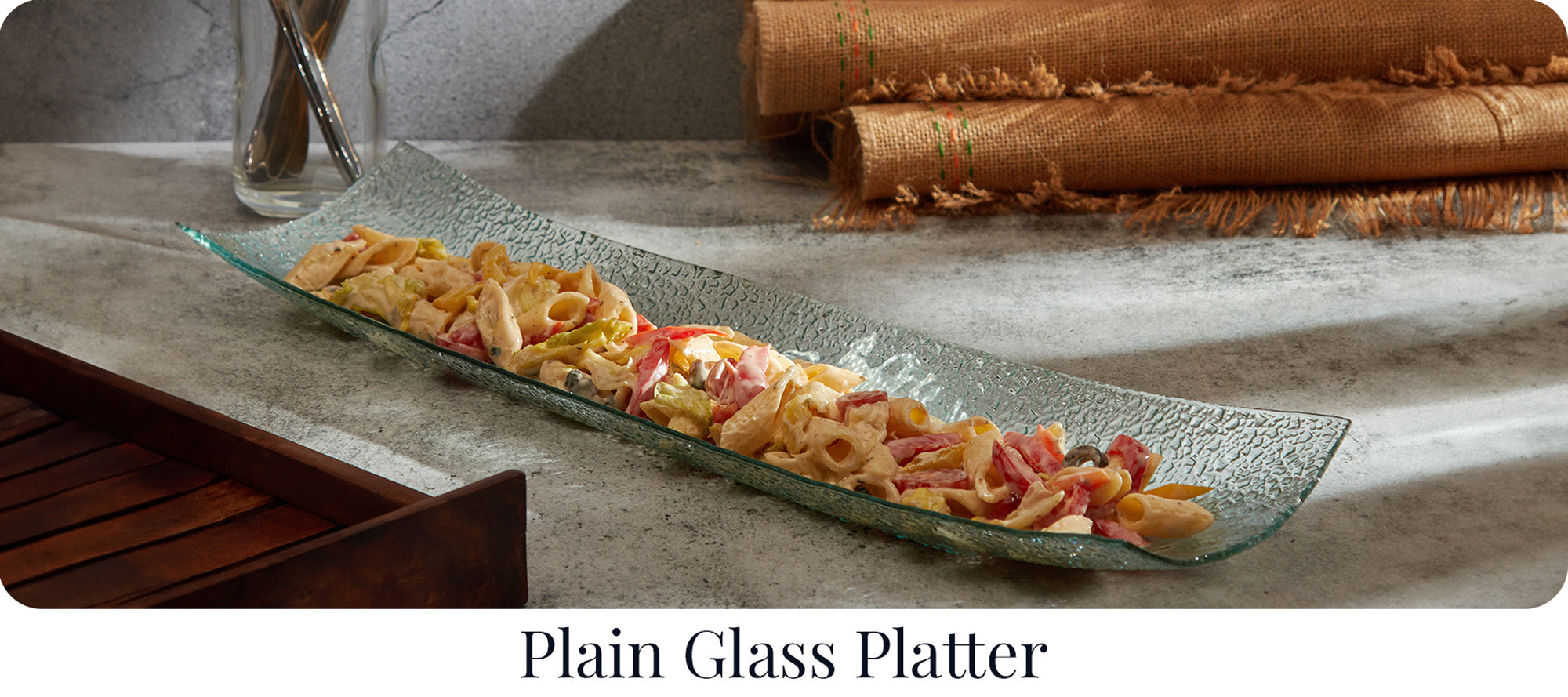 Plain Glass Platter