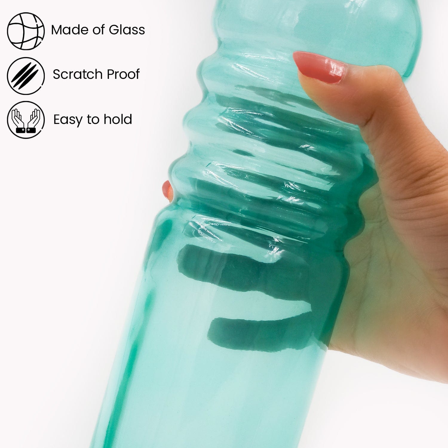 Red Butler Bottles Coloured Glass Bottle 750ml | 2pcs Set | Green DGBT75A1 Redbutler