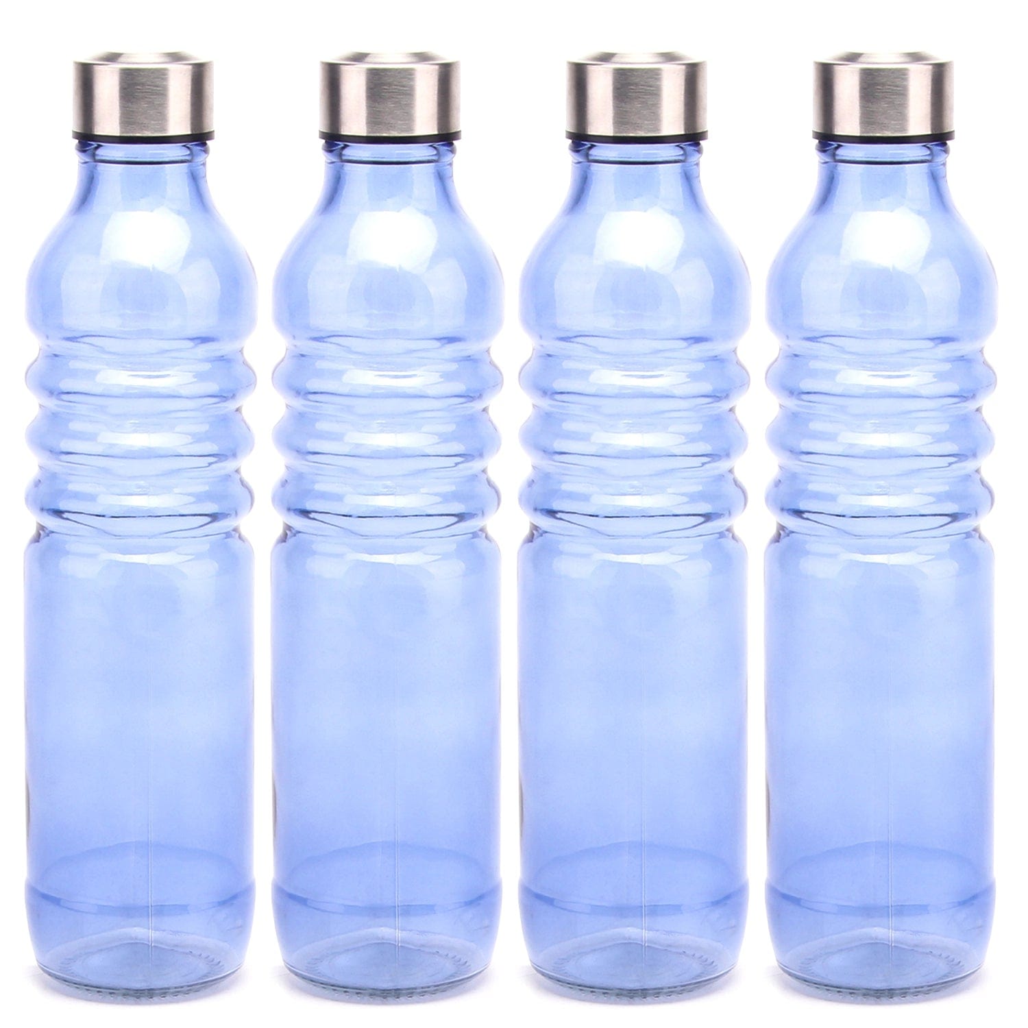 Red Butler Bottles Coloured Glass Bottle 750ml | 4pcs Set | Blue QGBT75A2 Redbutler