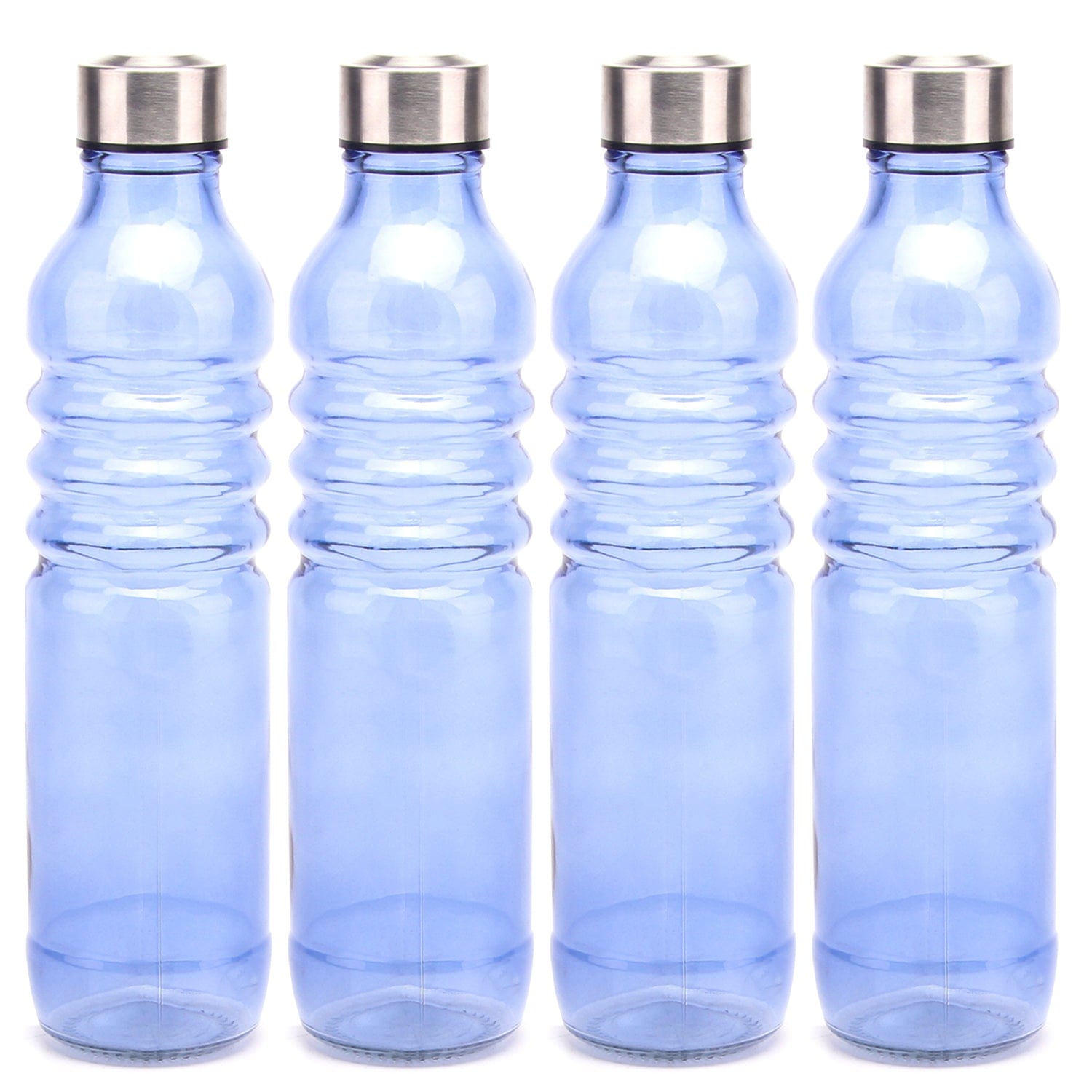 Red Butler Bottles Coloured Glass Bottle 750ml | 4pcs Set | Blue QGBT75A3 Redbutler