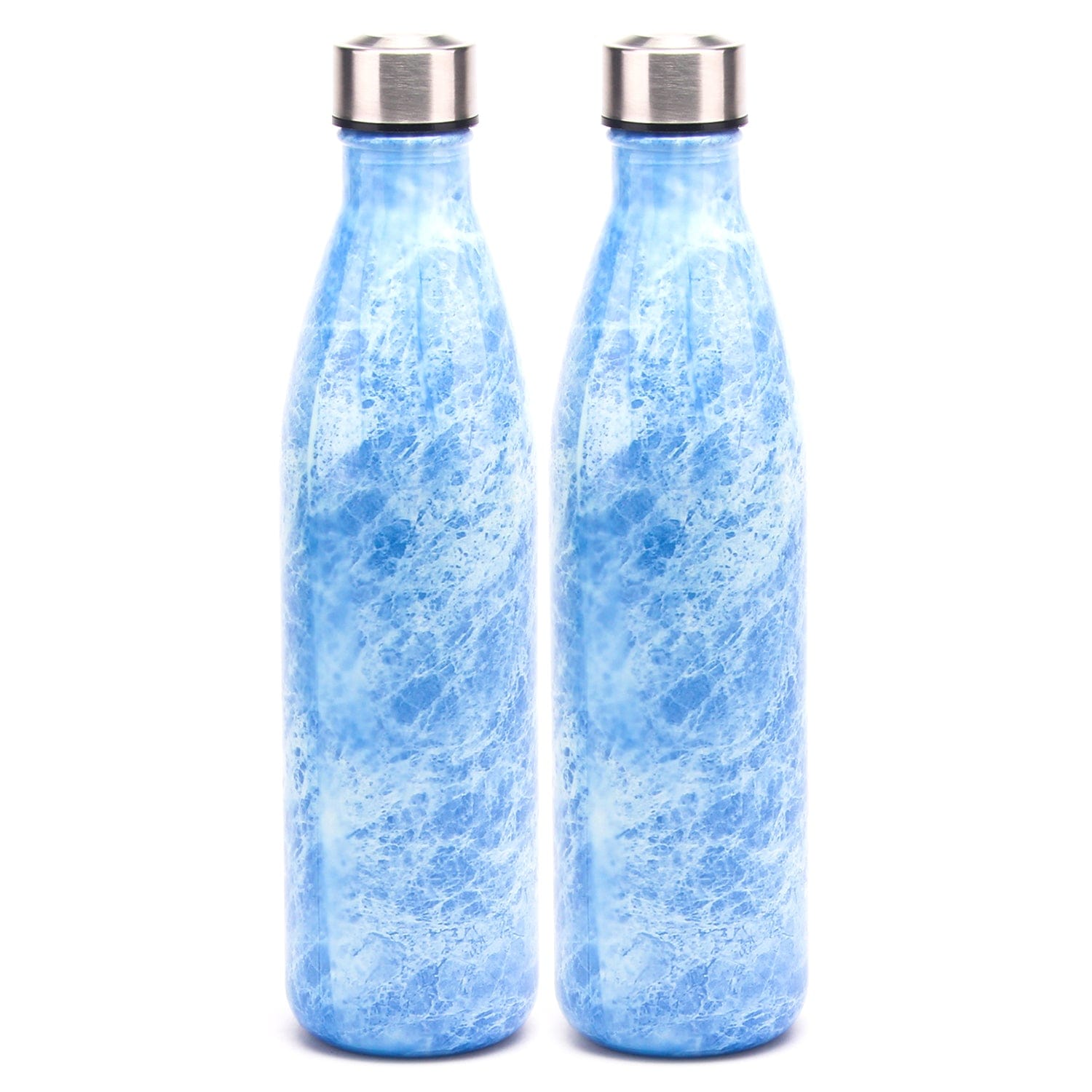 Red Butler Bottles Decorative Glass Bottle 750ml | 2pcs Set | Blue DGBF75A3 Redbutler