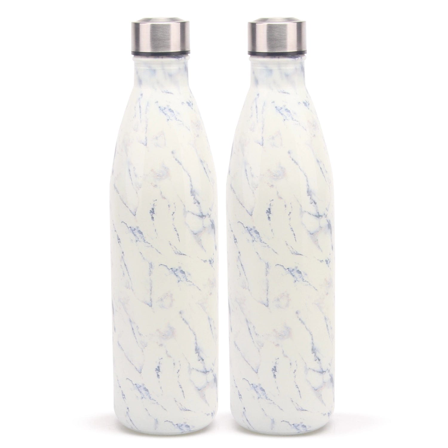 Red Butler Bottles Decorative Glass Bottle 750ml | 2pcs Set | White DGBF75A1 Redbutler