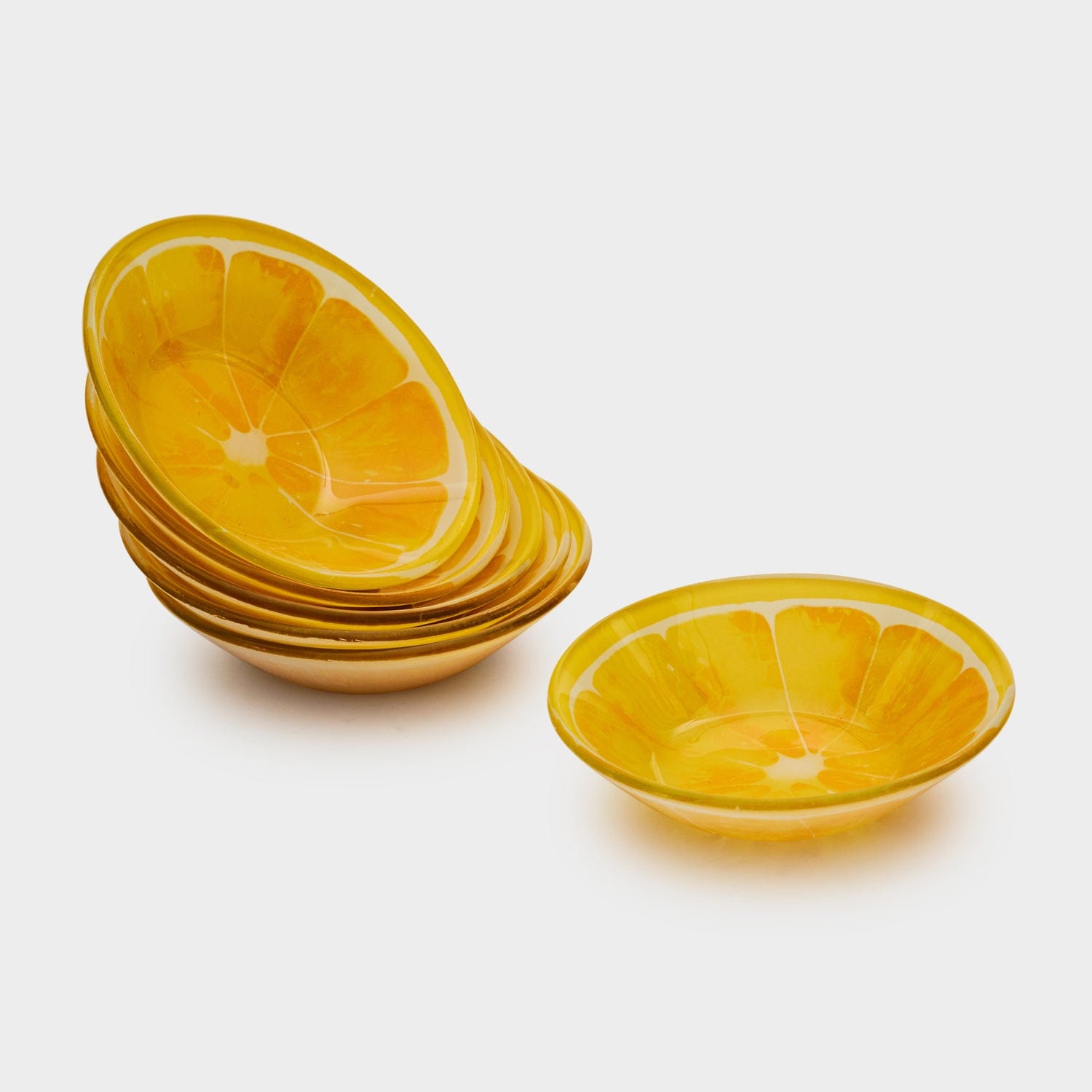 Red Butler Bowls Designer Glass Bowl - Lemon | 6pcs set DDB10A1 Redbutler
