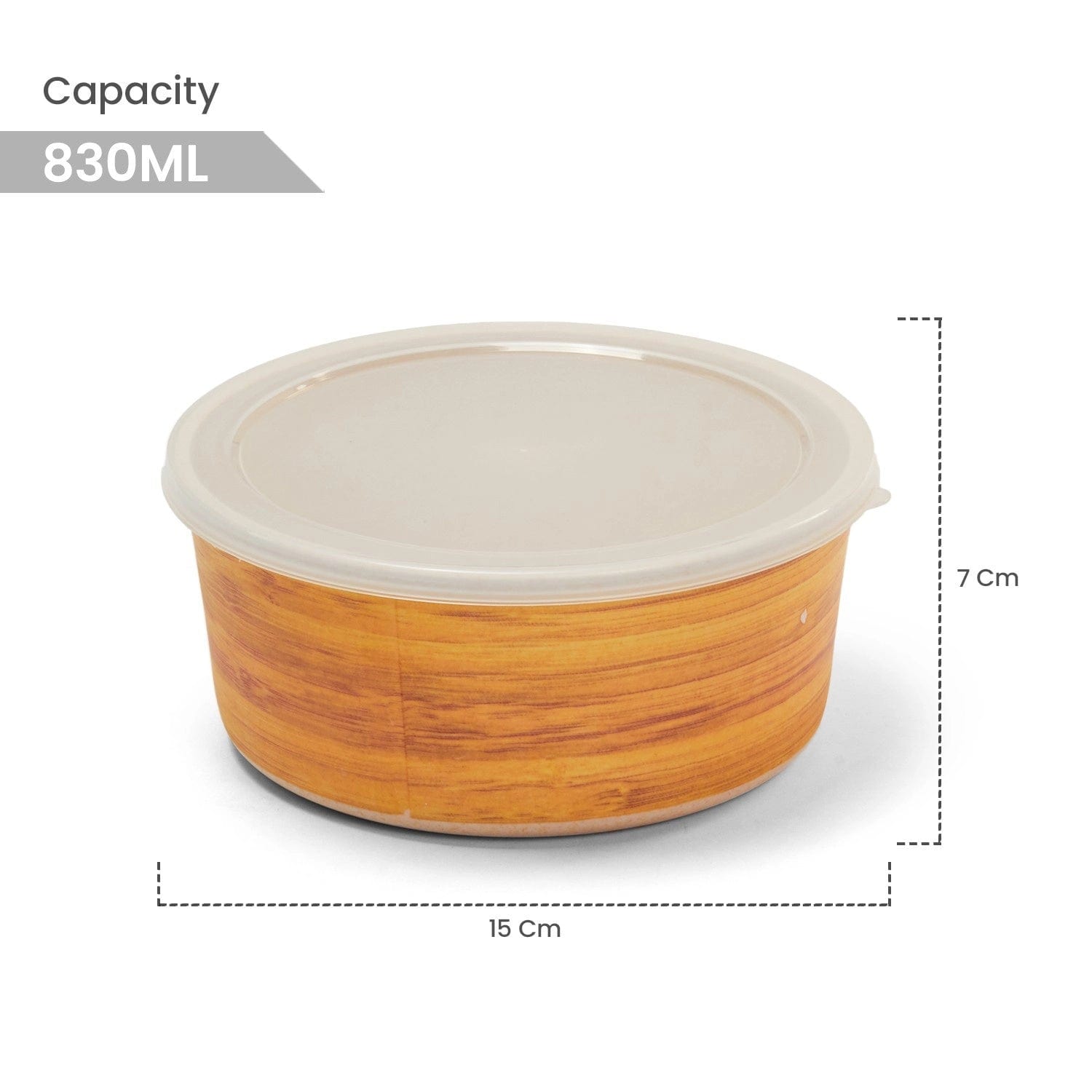 Red Butler Container Bamboo Fibre Food Storage Container 850ml | 2pcs Set BFBC00W80Y22A1 CBF80A1 Redbutler