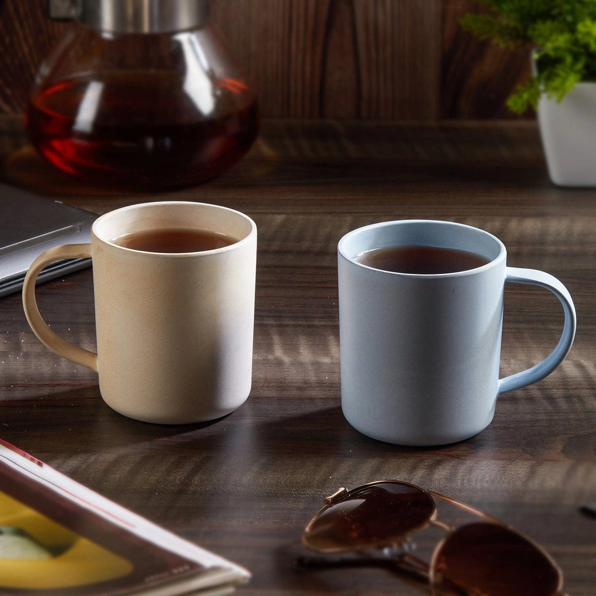 Bamboo Fibre Cup (375 ml) | 2pcs Set