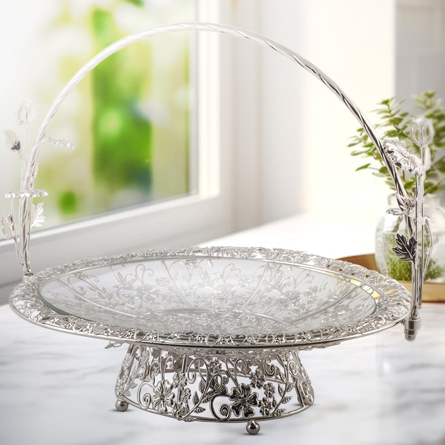 Red Butler dining_decor Silver Oval Tray SWOT0SG18Y18A1 GSOT18A1 Redbutler