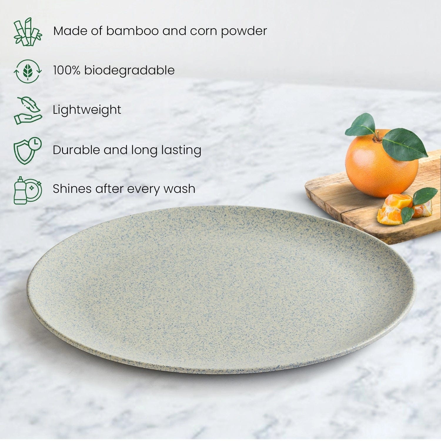 Fiber dinner plates best sale