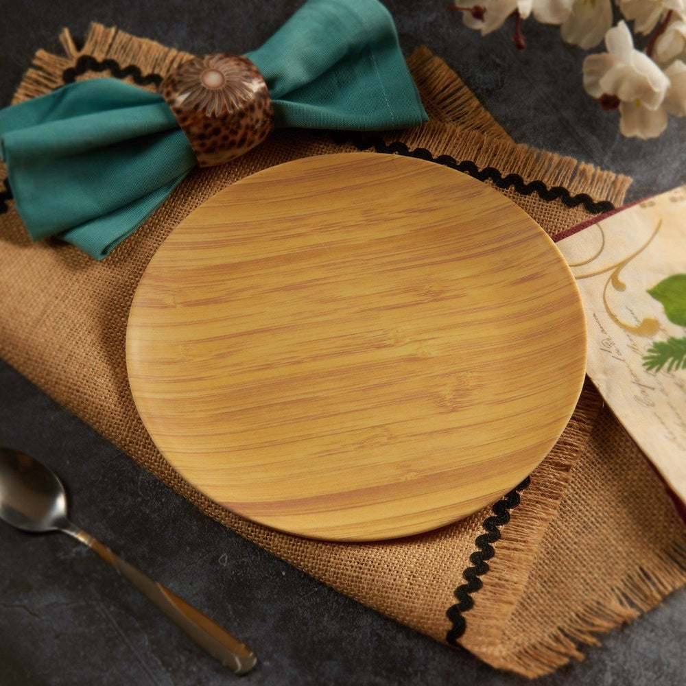 DailyUse EcoFriendly Bamboo Fiber Plate Stylish & Sustainable