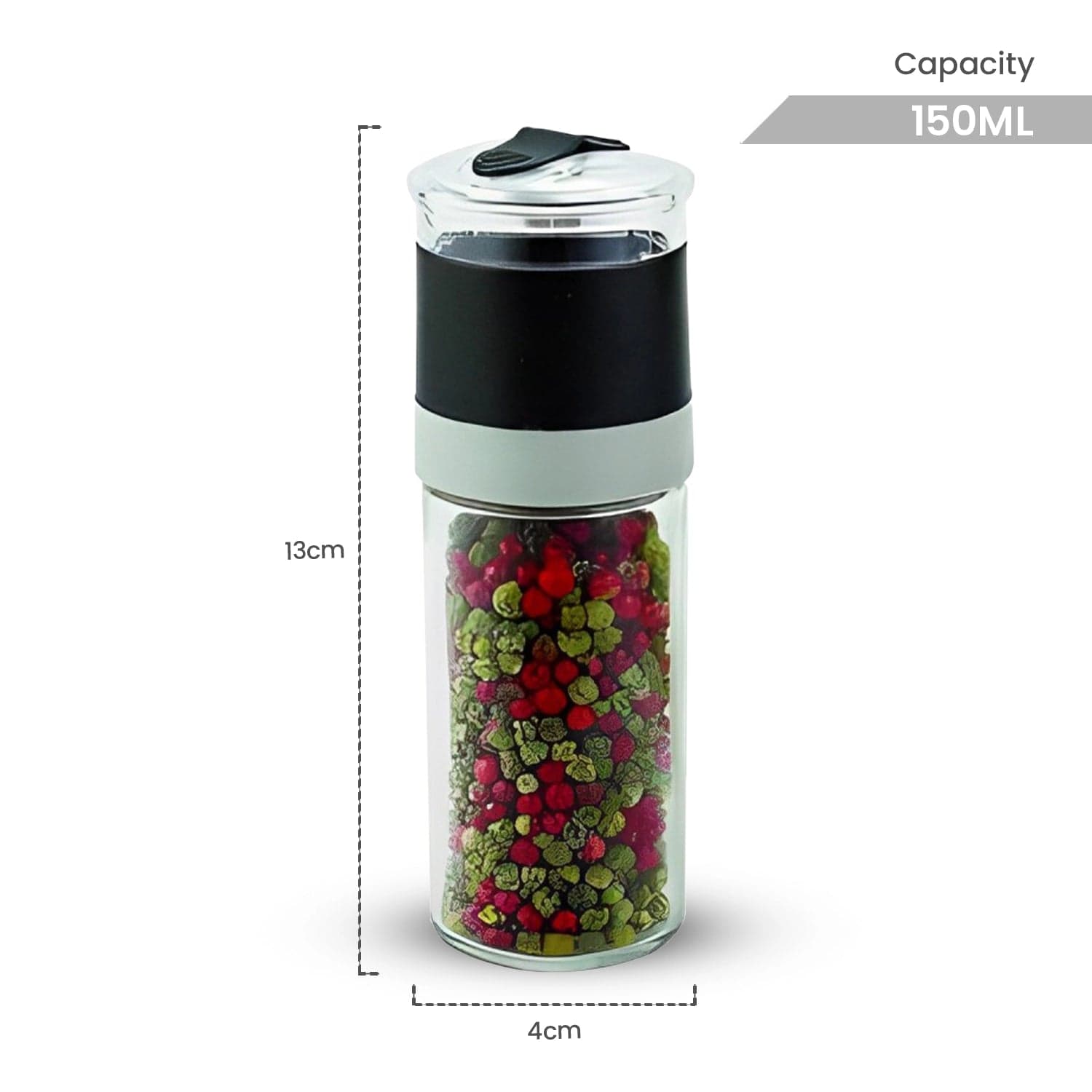 Red Butler Pepper Grinder Salt & Pepper Grinder See through SSP13A1 Redbutler