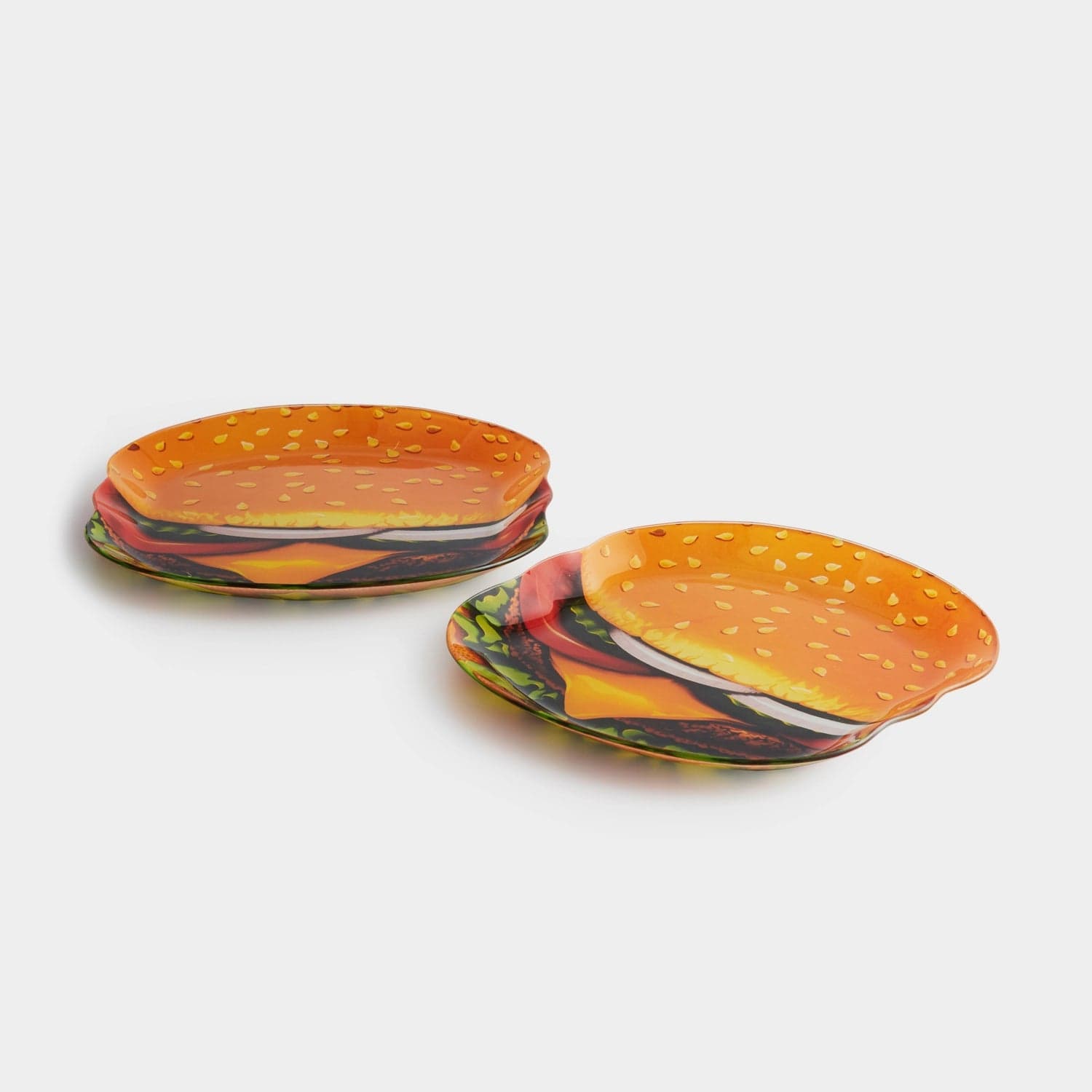 Red Butler Platter Burger Design Serving Platter | 2pcs Set DSST00B10Y21A1 DSSB10A1 Redbutler