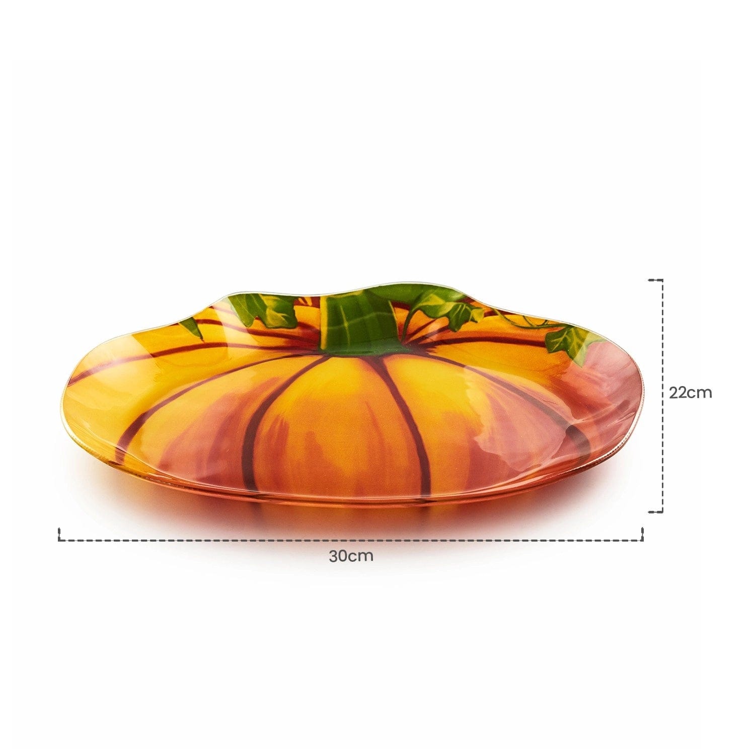 Red Butler Platter Pumpkin Design Serving Platter | 2pcs Set DSST00P11Y21A1 DSSP11A1 Redbutler