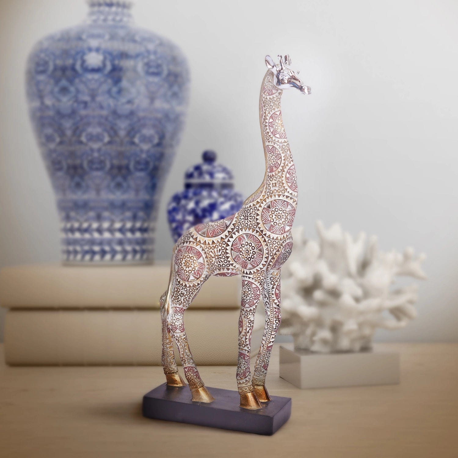 Red Butler Showpieces Decorative Giraffe ALPG00R13Y19A1 LPG13A1 Add Majestic Elegance to Your Space with Decorative Giraffe Figurine Redbutler