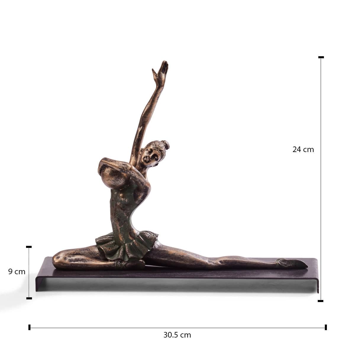 Red Butler Showpieces Gym Girl- Parsva Konasan AGGG00R12Y19A1 GGG12A1 Parsva Konasana Sculpture – Harmony and Grace in Yoga Redbutler