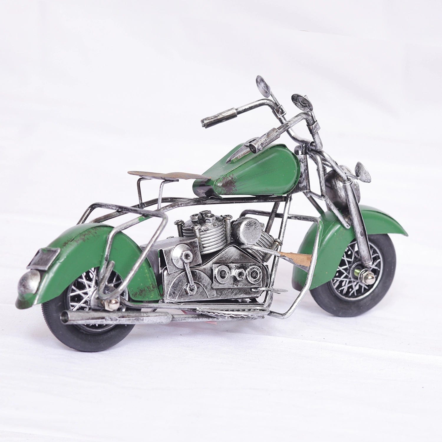 Red Butler Vintage Collection Decorative Vintage Bike AVVB00M03Y19A1 VVB03A1 Elevate Your Space with a Vintage Metal Bike - Modern Home Decor Redbutler